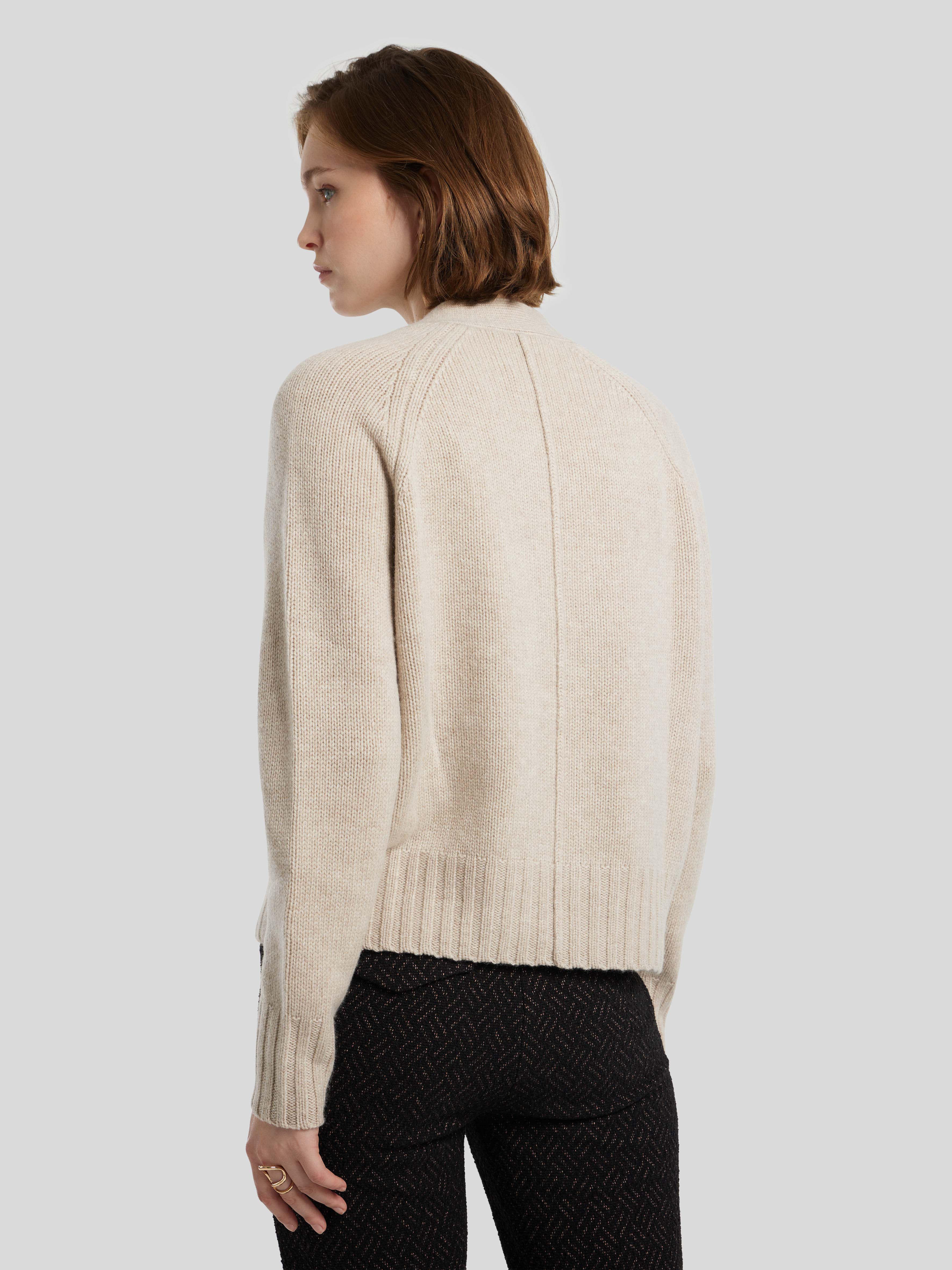 Strickjacke aus Schurwolle