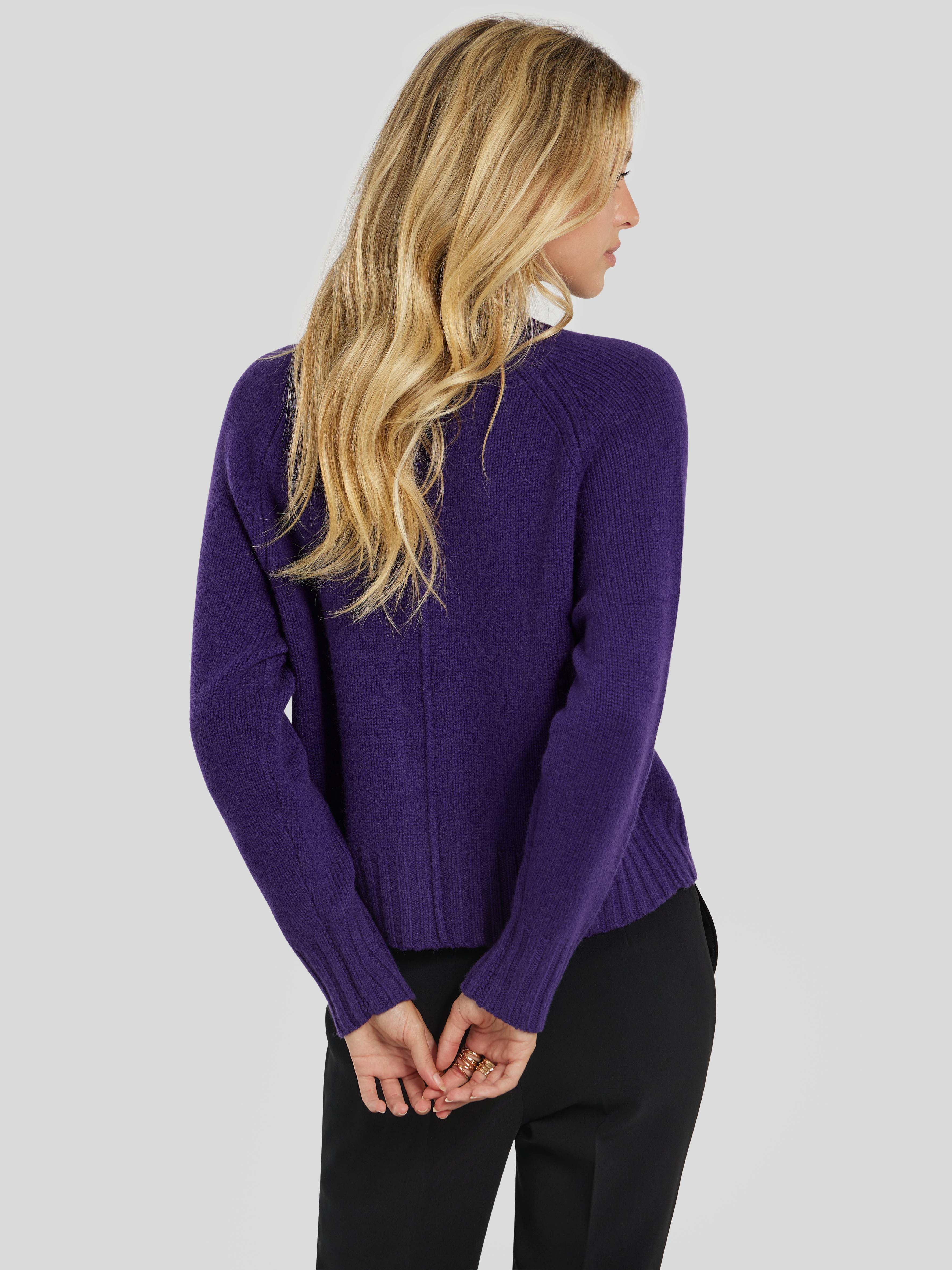 Strickjacke aus Schurwolle