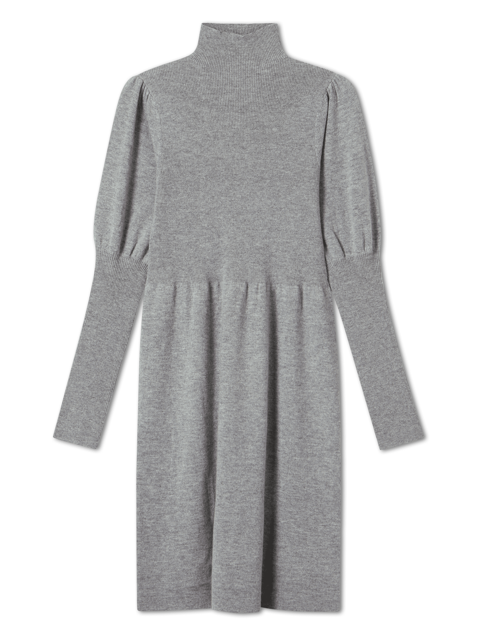 Strickkleid mit Stehkragen