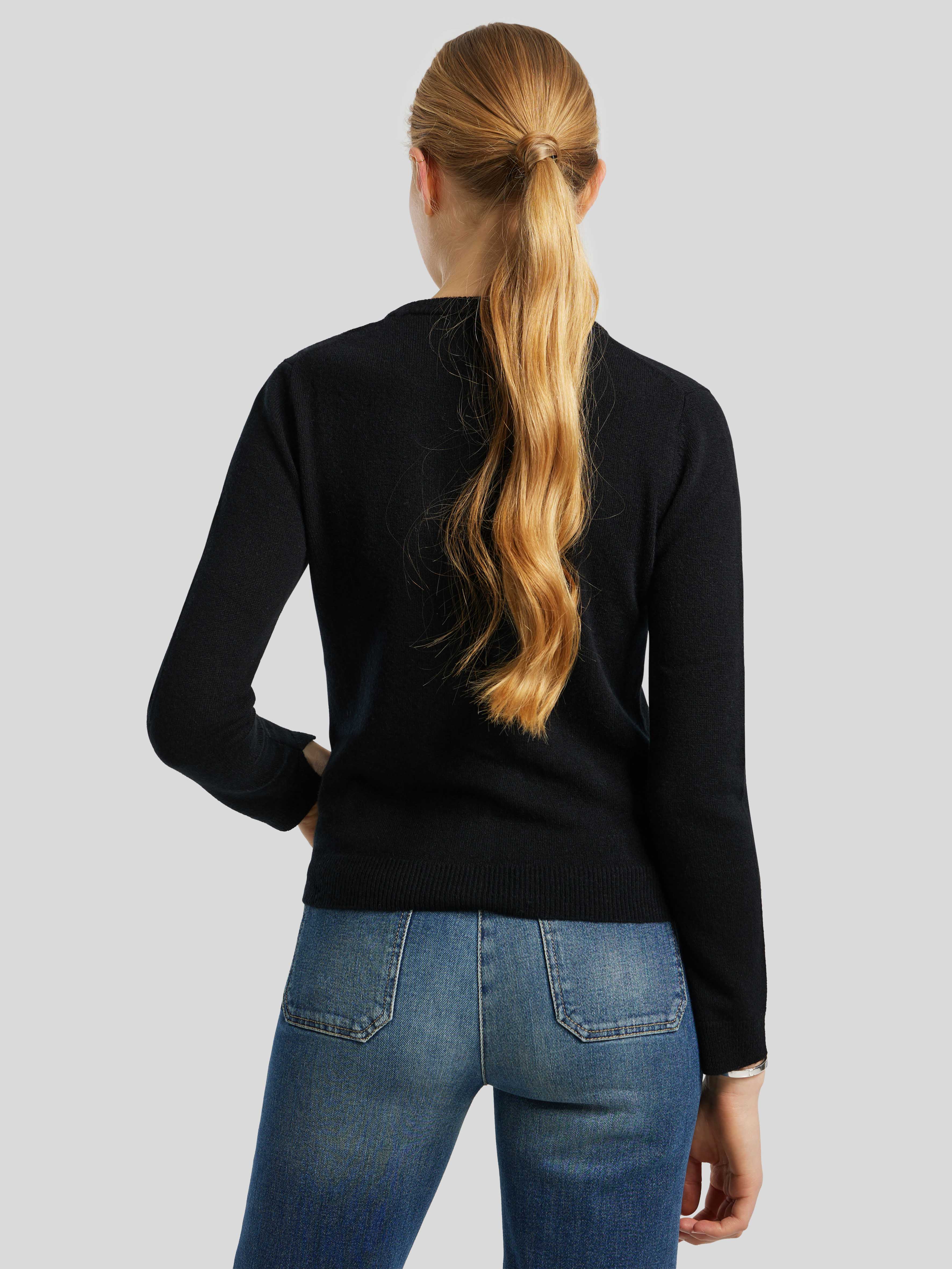 Strickjacke mit Steinchen