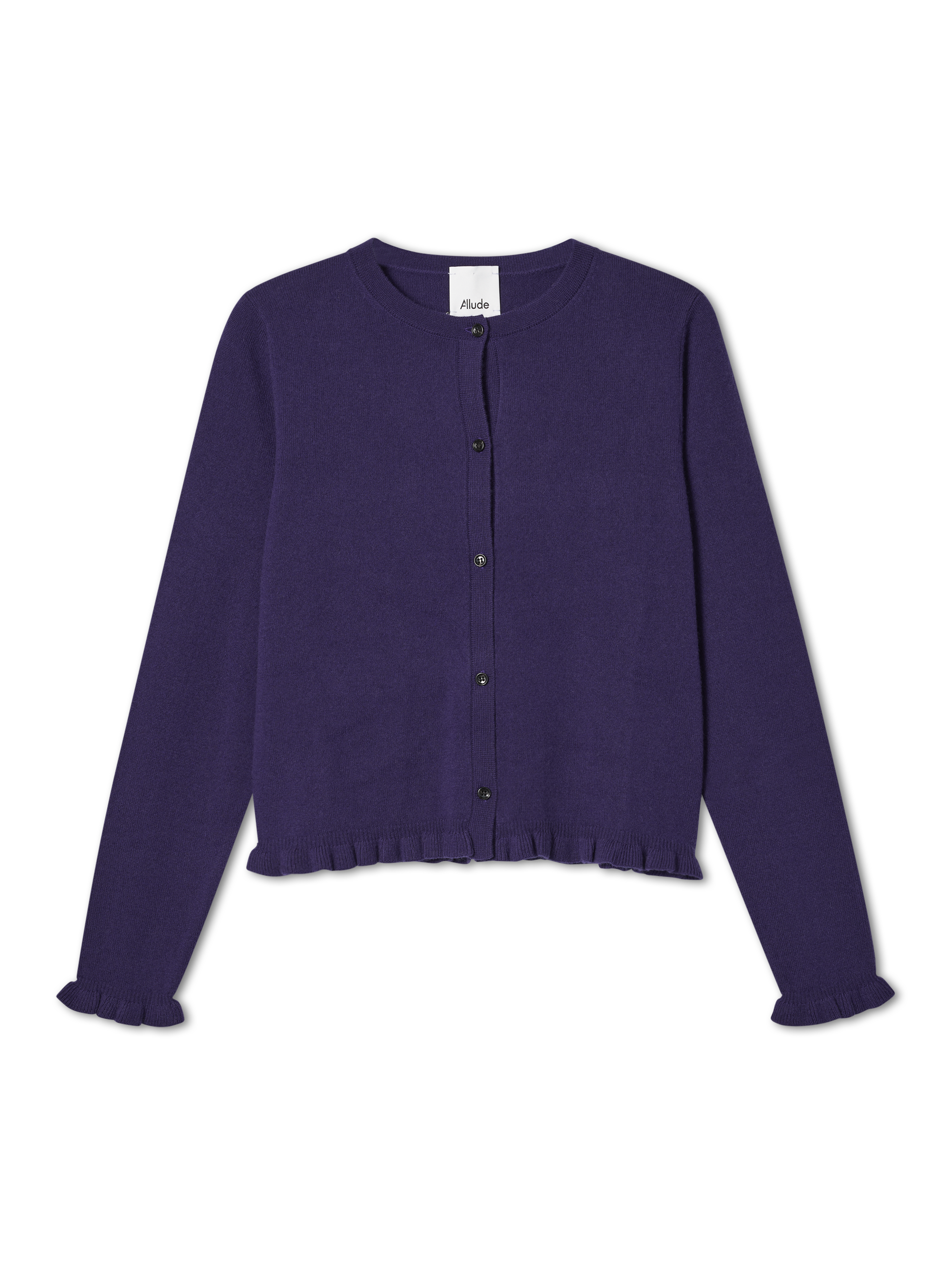 Strickjacke mit R�schen