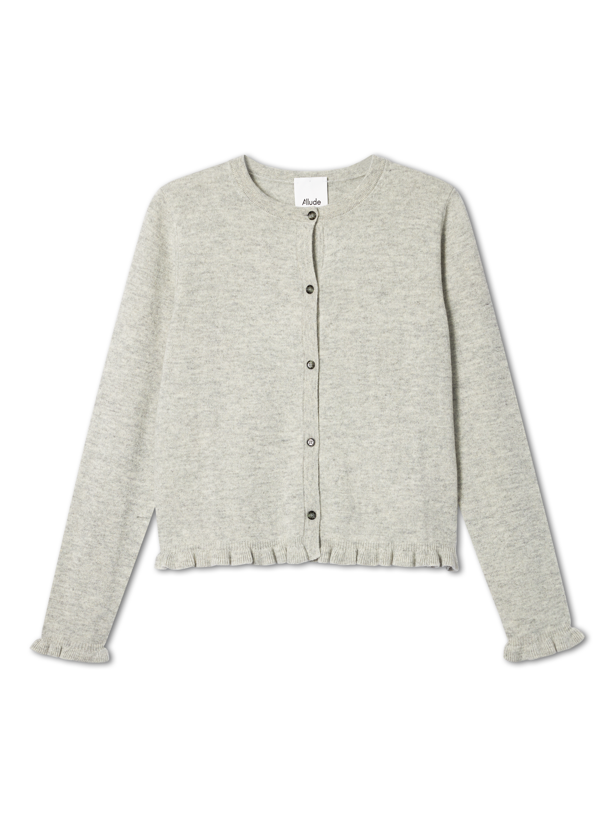 Strickjacke mit R�schen