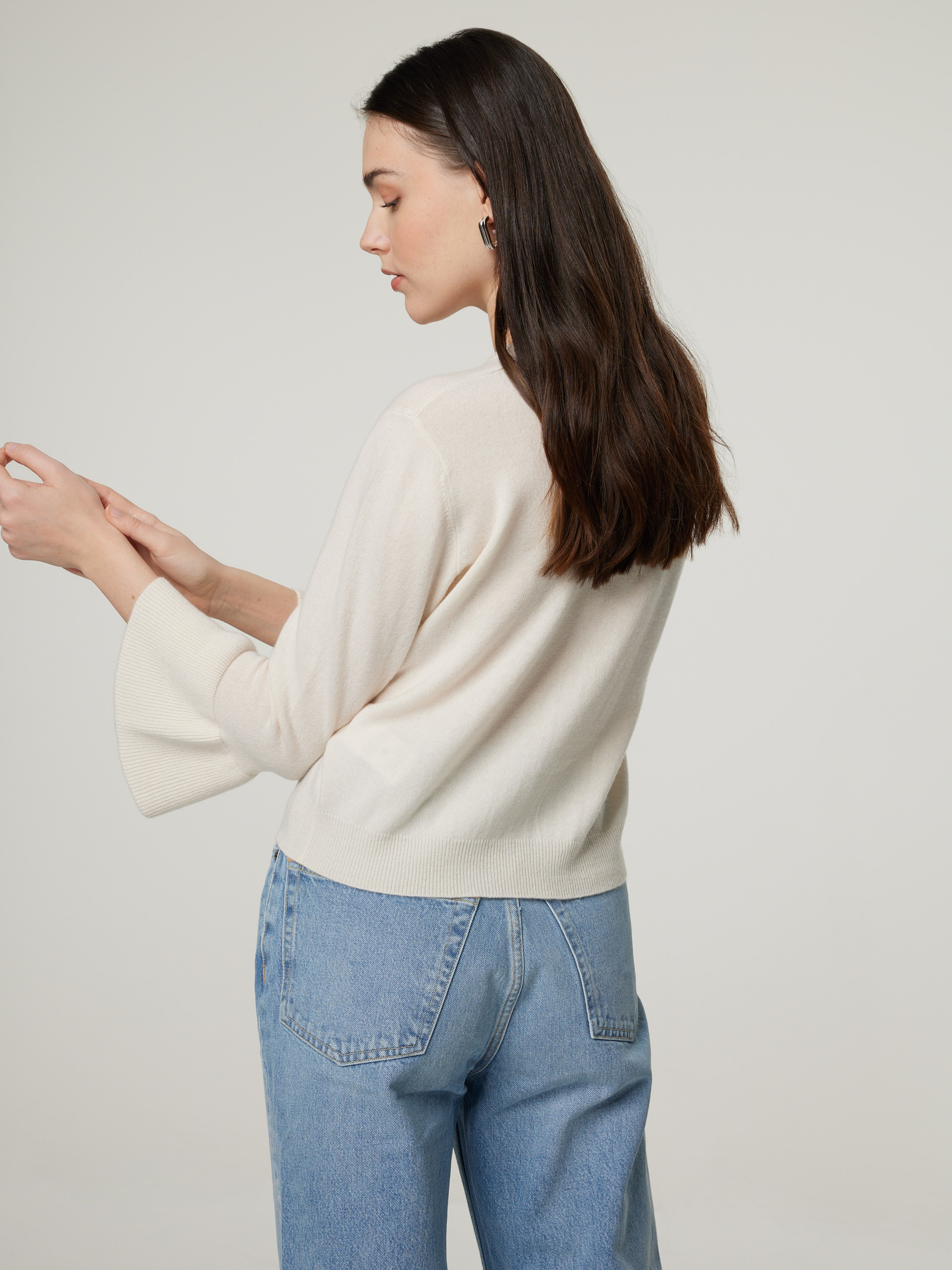 Strickjacke aus Kaschmir-Mix