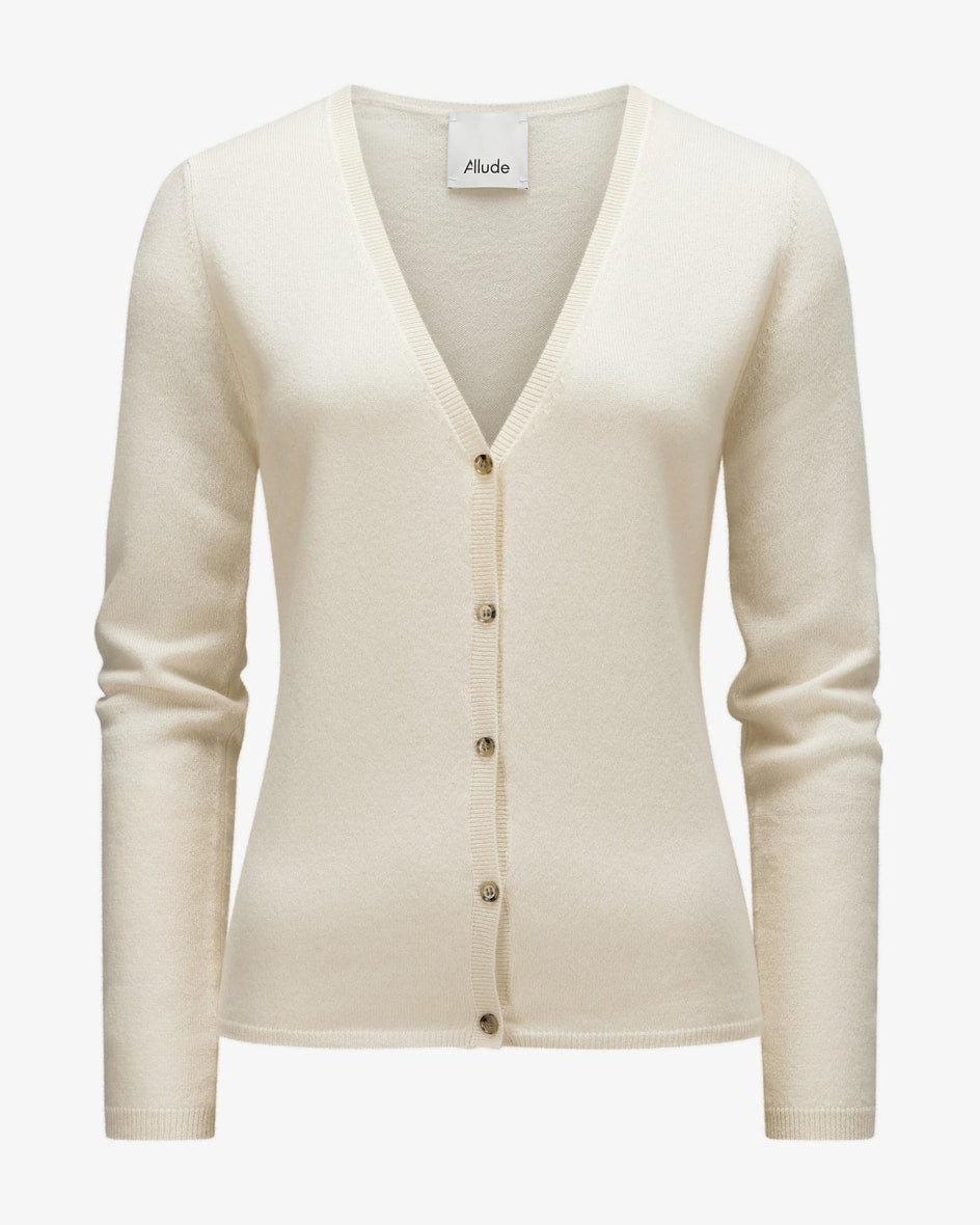 Cashmere-Strickjacke