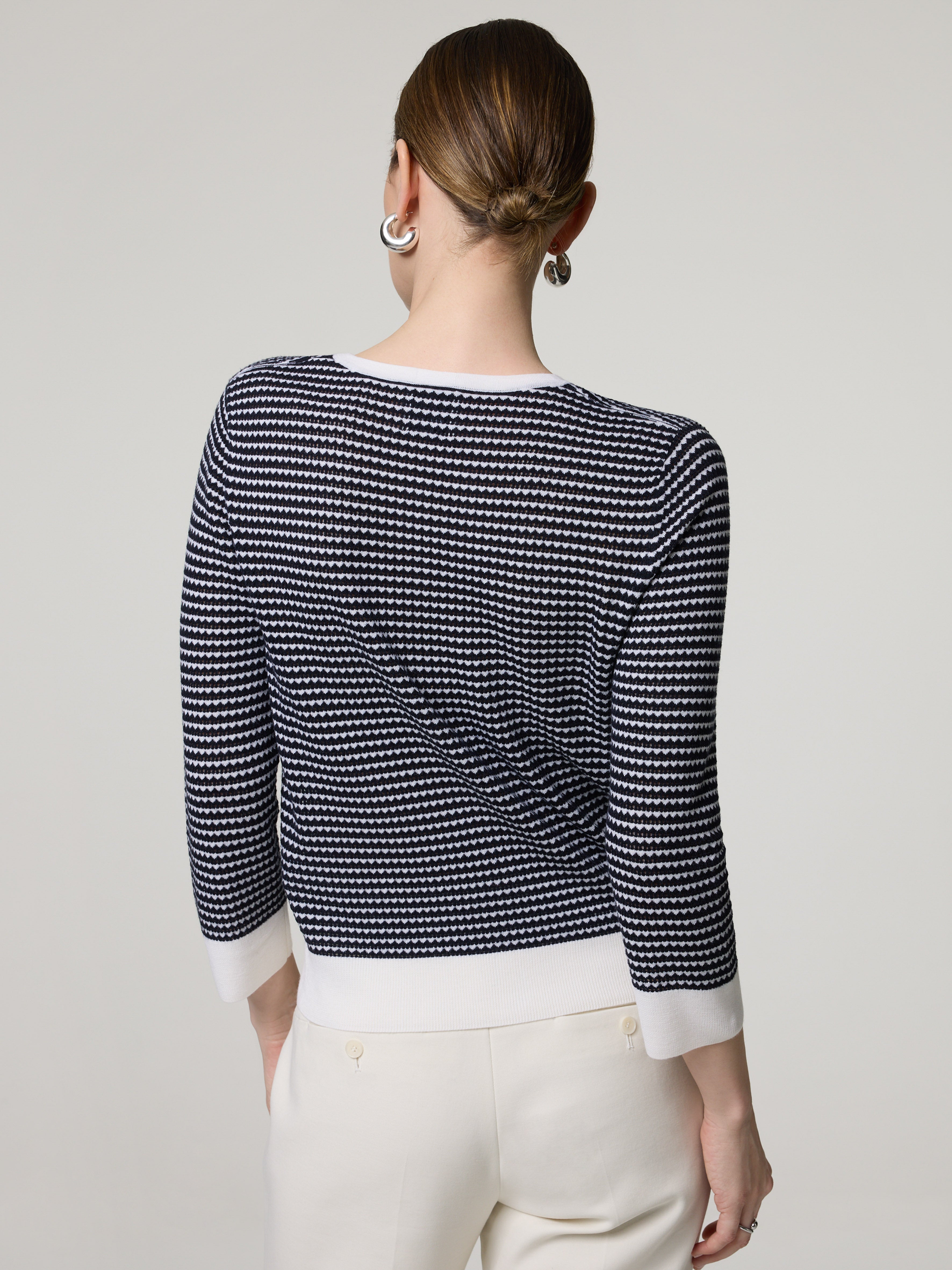 Strickjacke aus Schurwolle