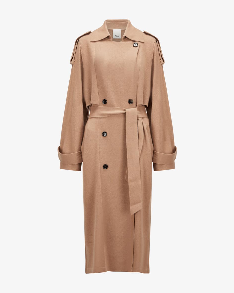 Cashmere-Strickmantel