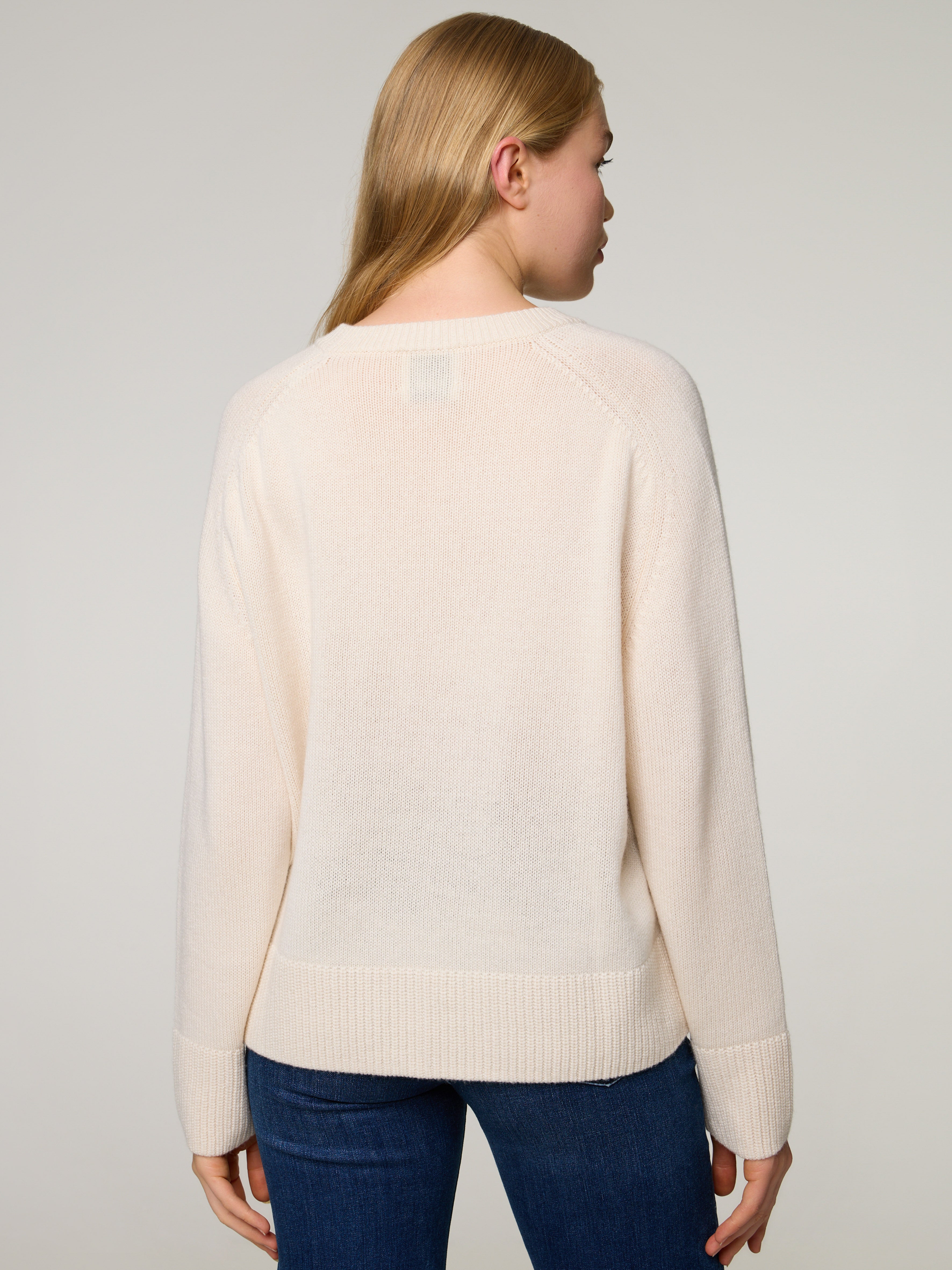 Strickpullover aus Wolle