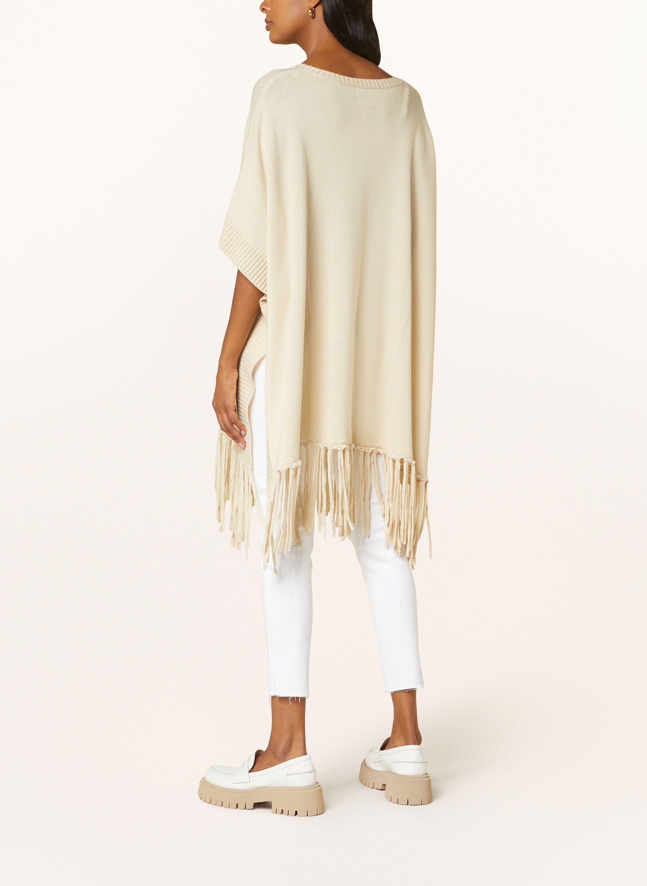 Poncho mit Cashmere