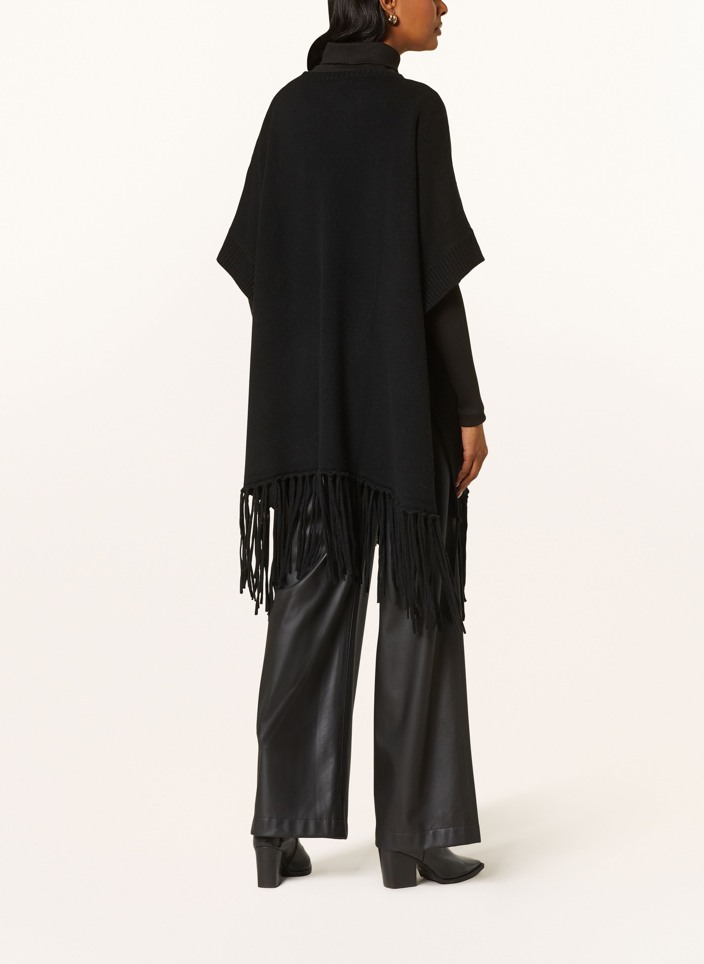 Poncho mit Cashmere