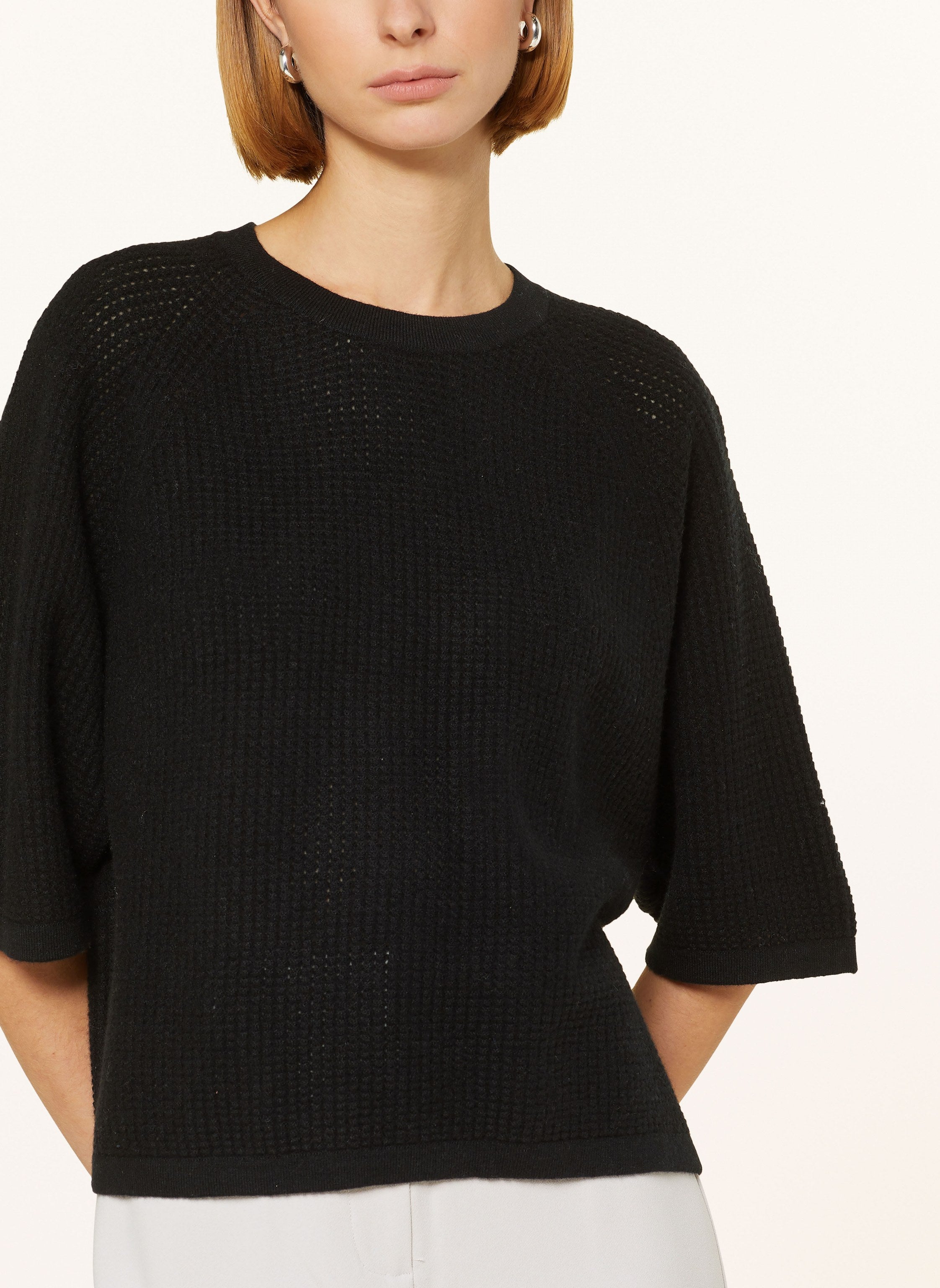 Pullover mit Cashmere und 3/4-Arm