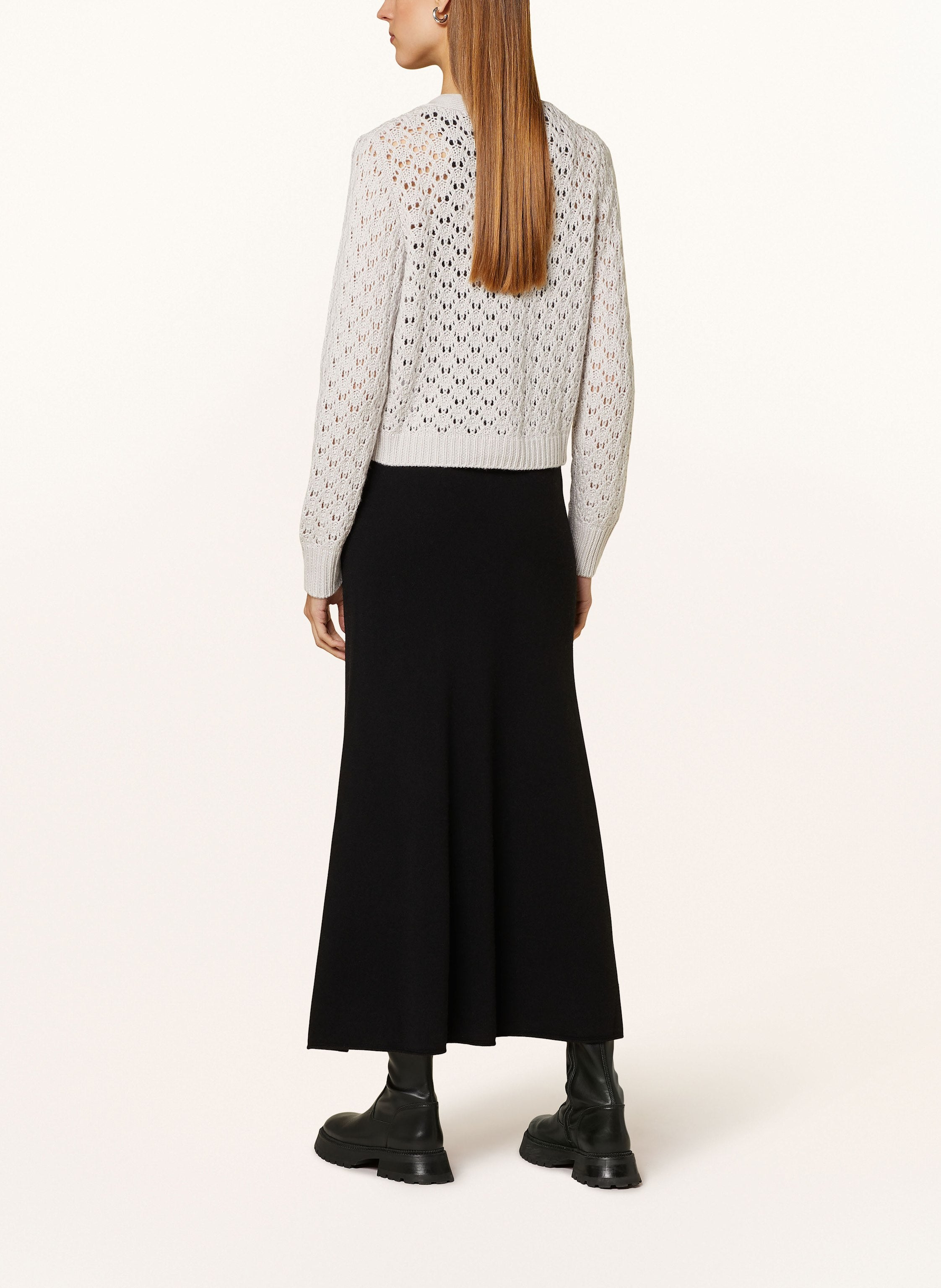 Strickjacke mit Cashmere und Schmucksteinen