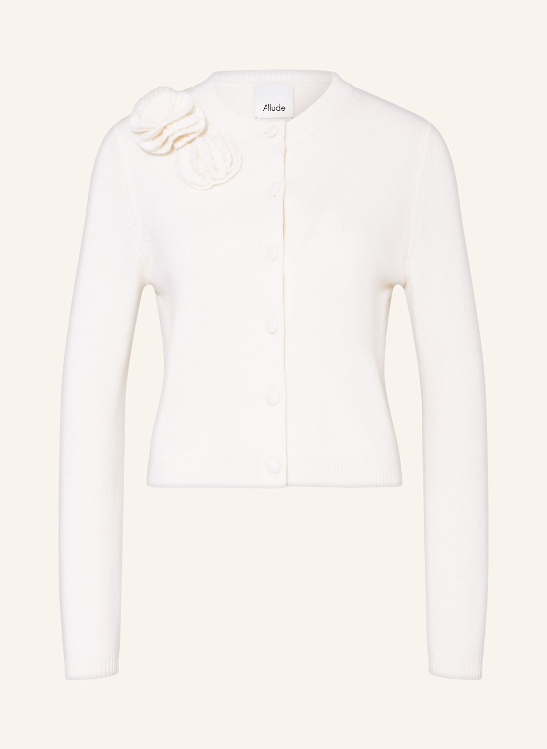 Strickjacke mit Cashmere