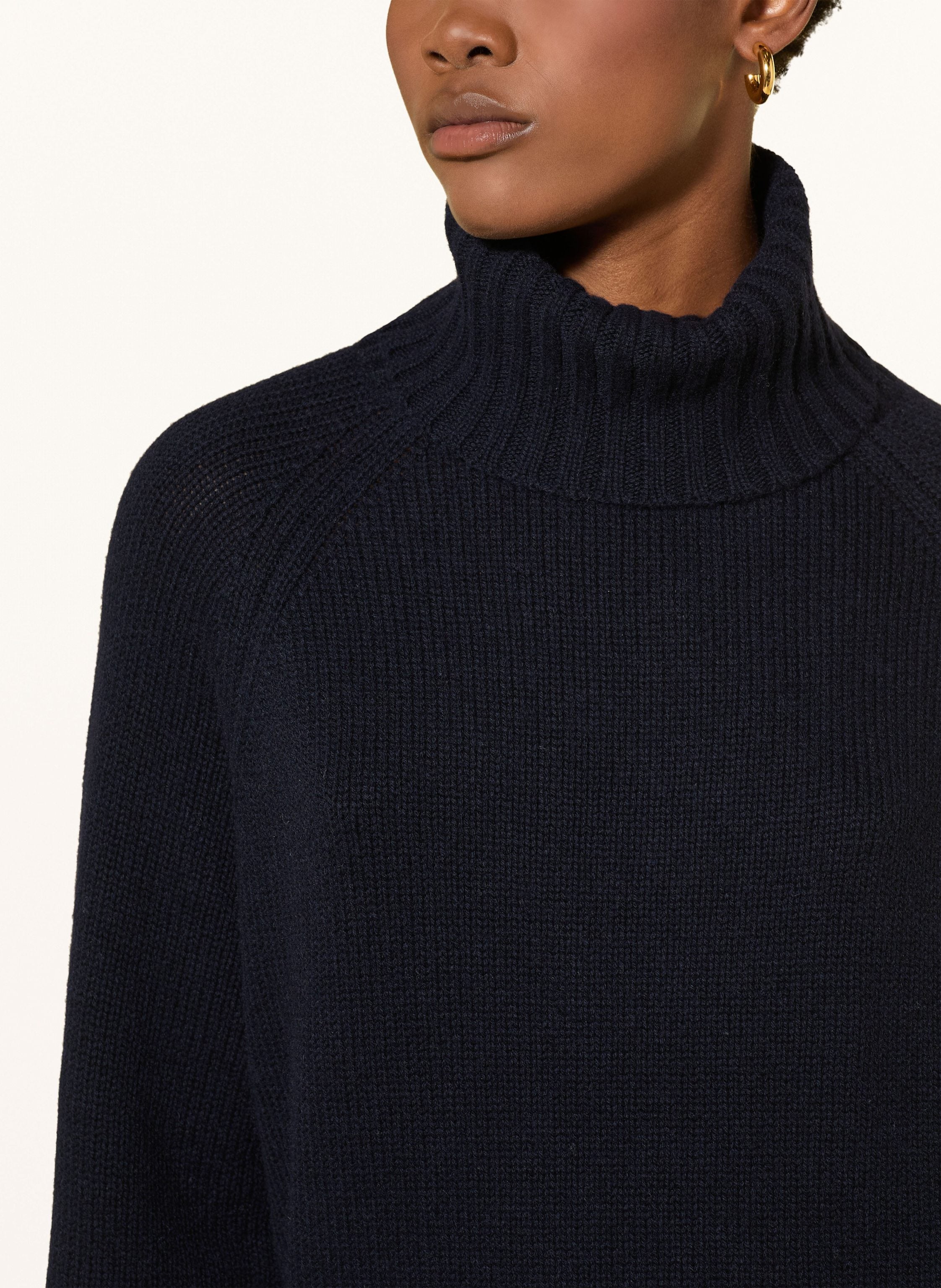 Rollkragenpullover mit Cashmere