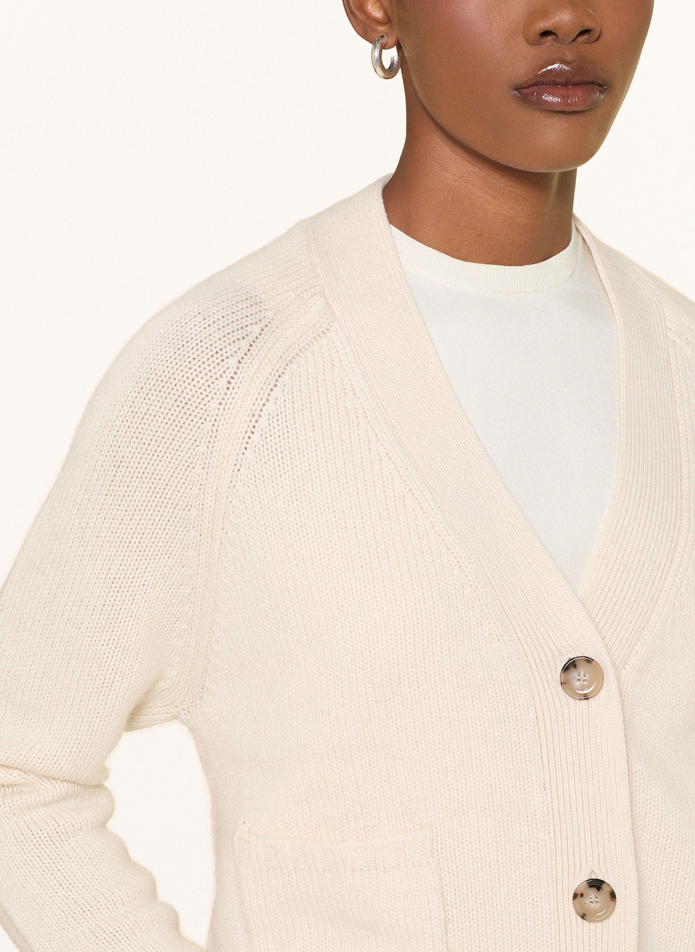 Strickjacke mit Cashmere
