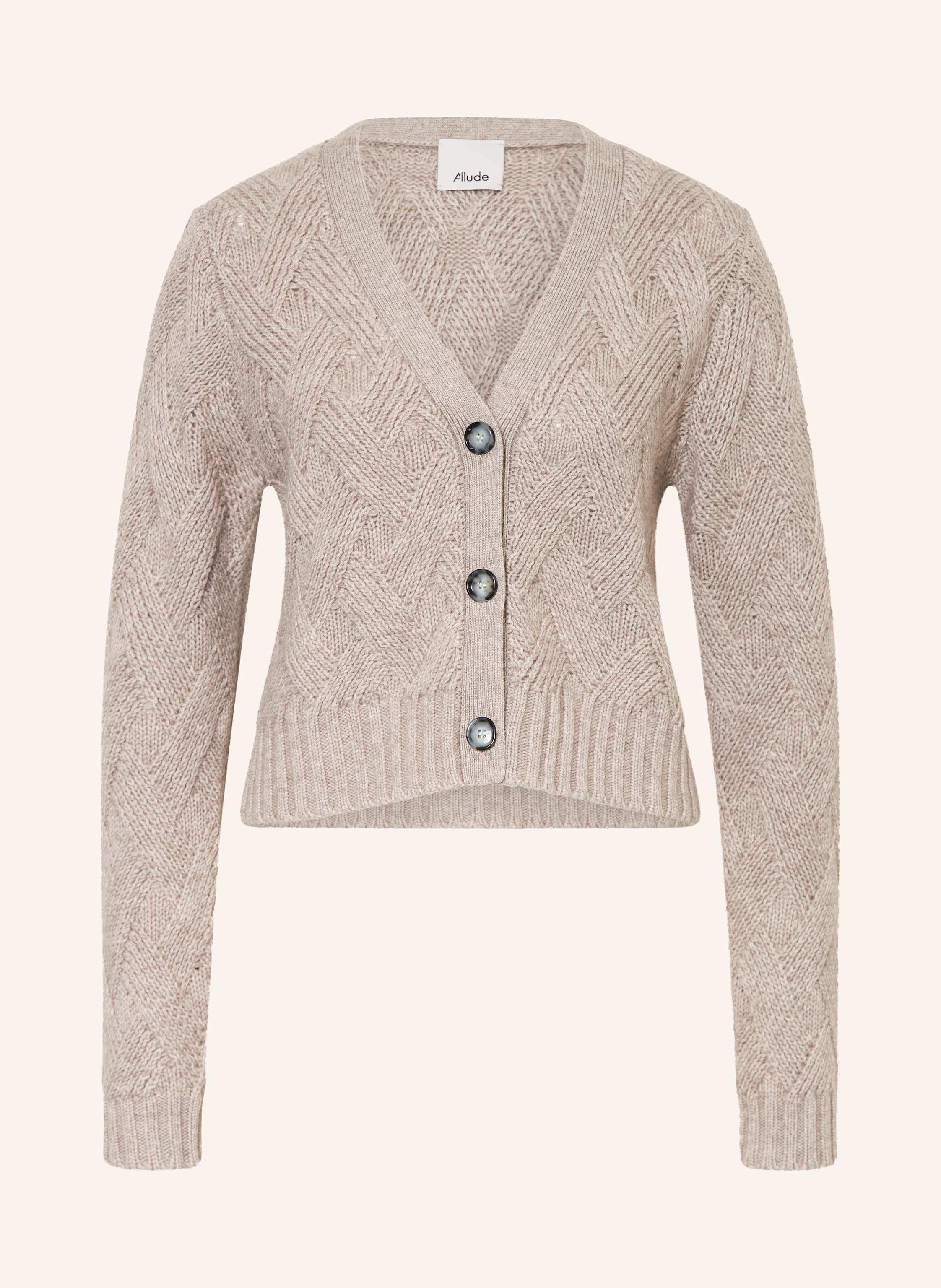 Strickjacke mit Cashmere