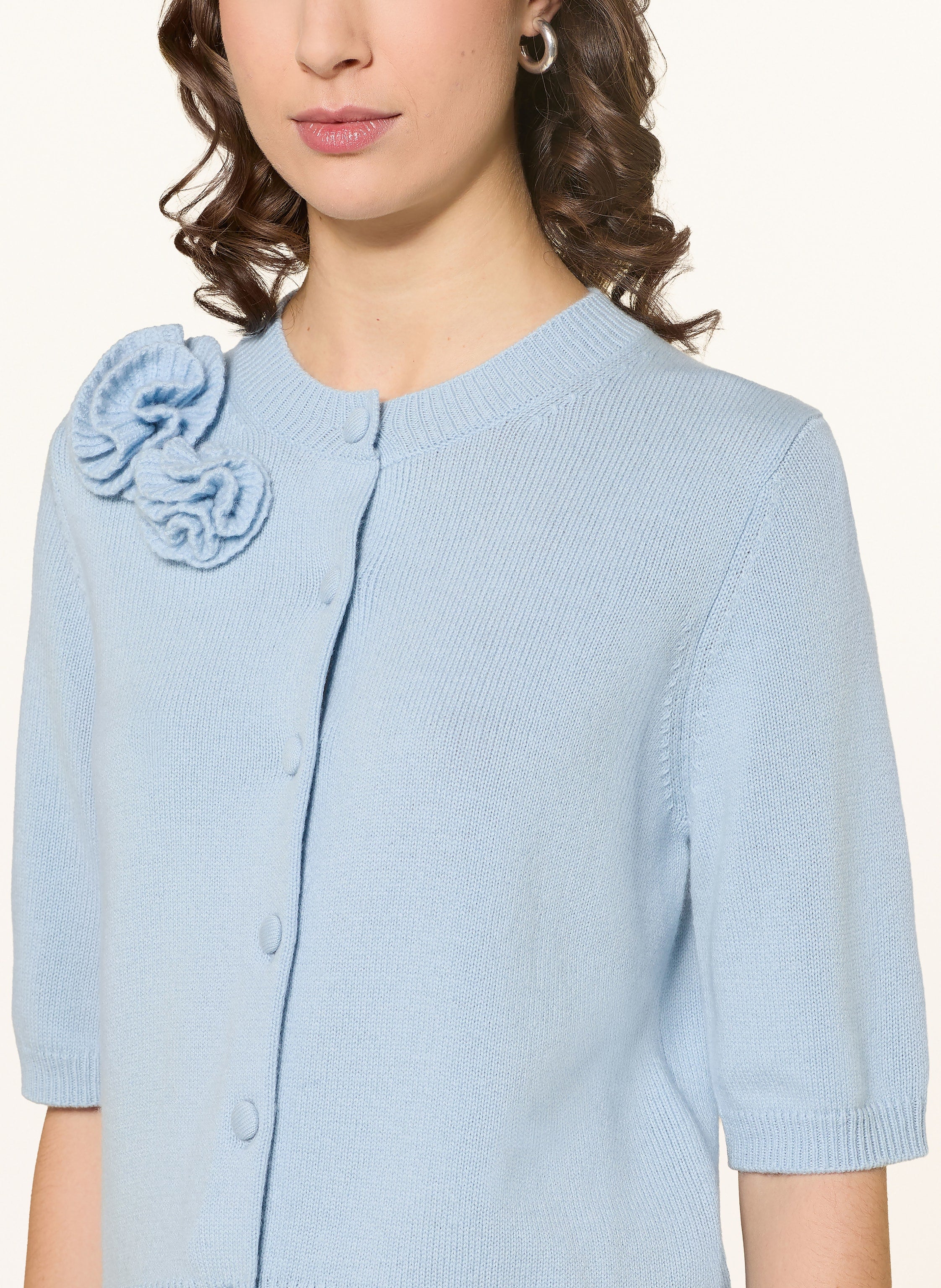 Strickjacke mit Cashmere