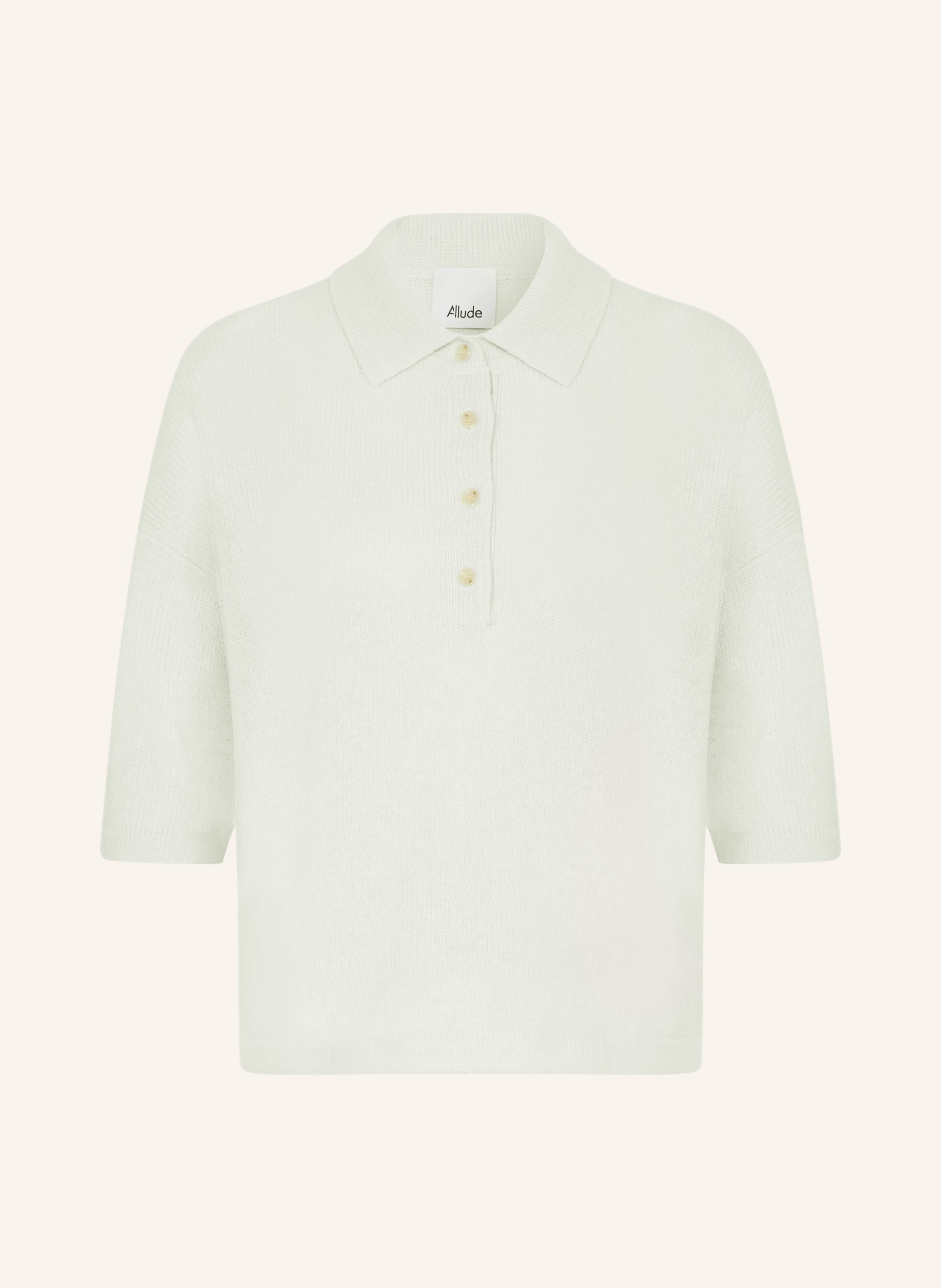 Strick-Poloshirt aus Cashmere