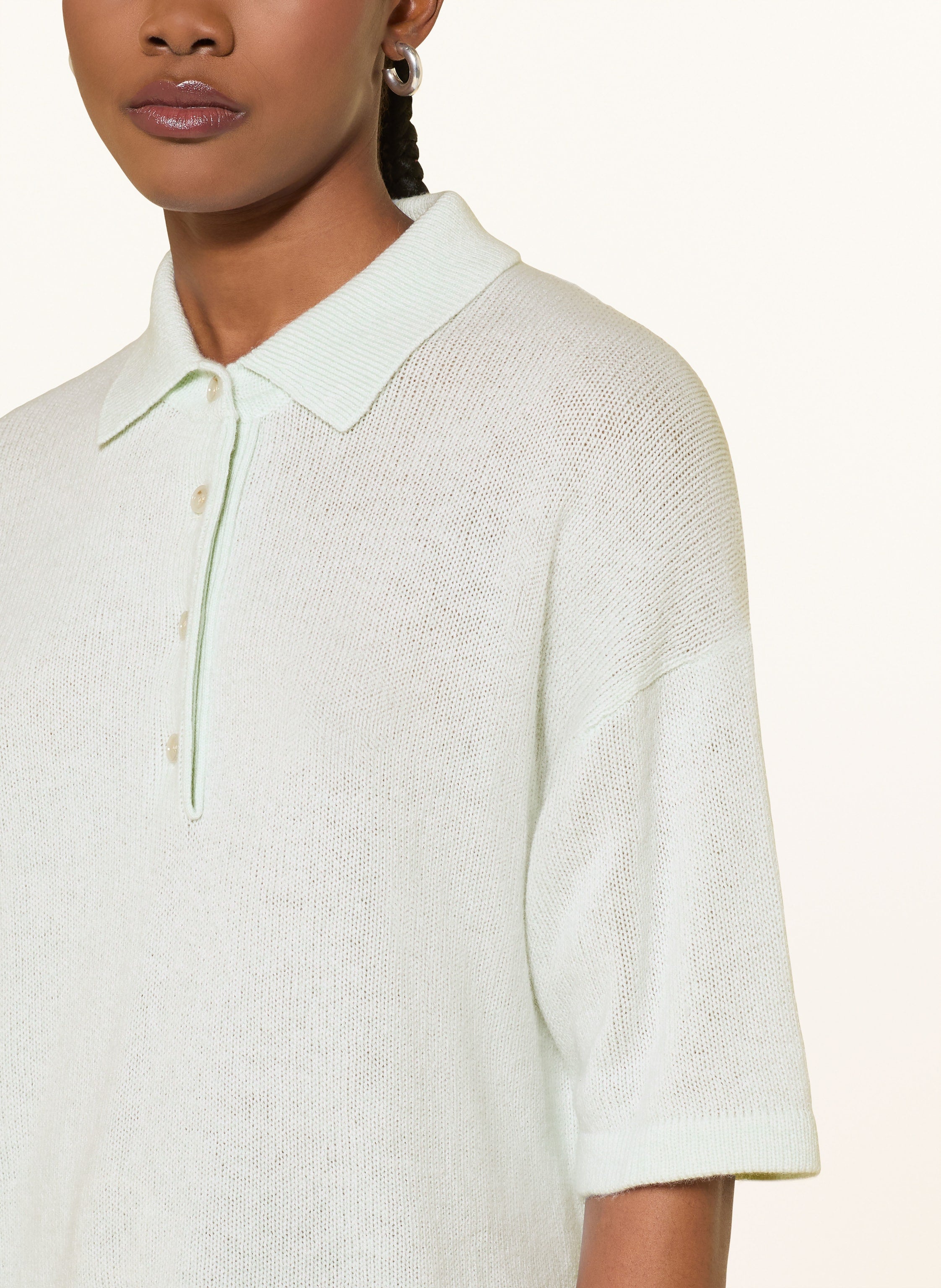 Strick-Poloshirt aus Cashmere