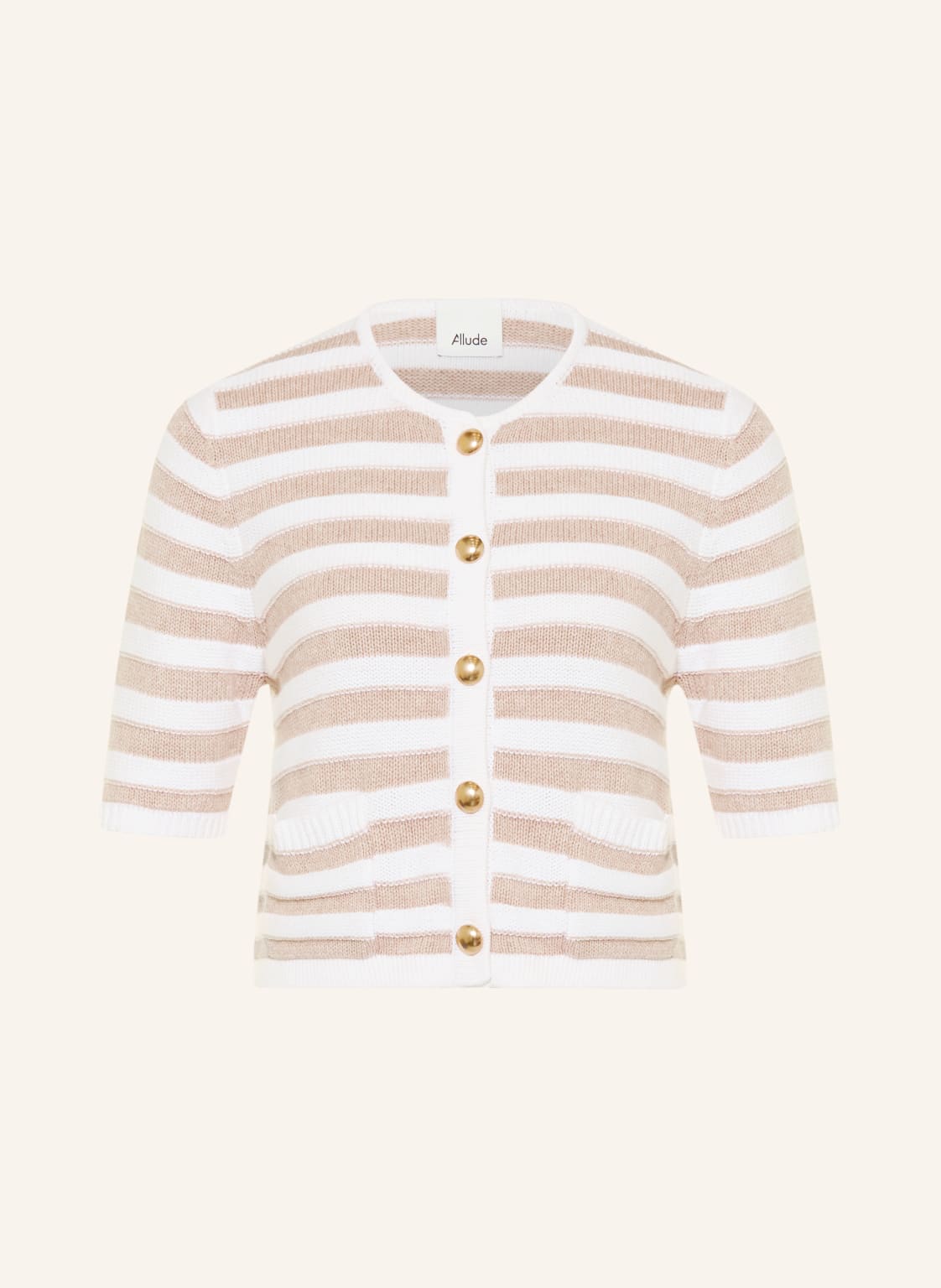 Strickjacke mit Cashmere