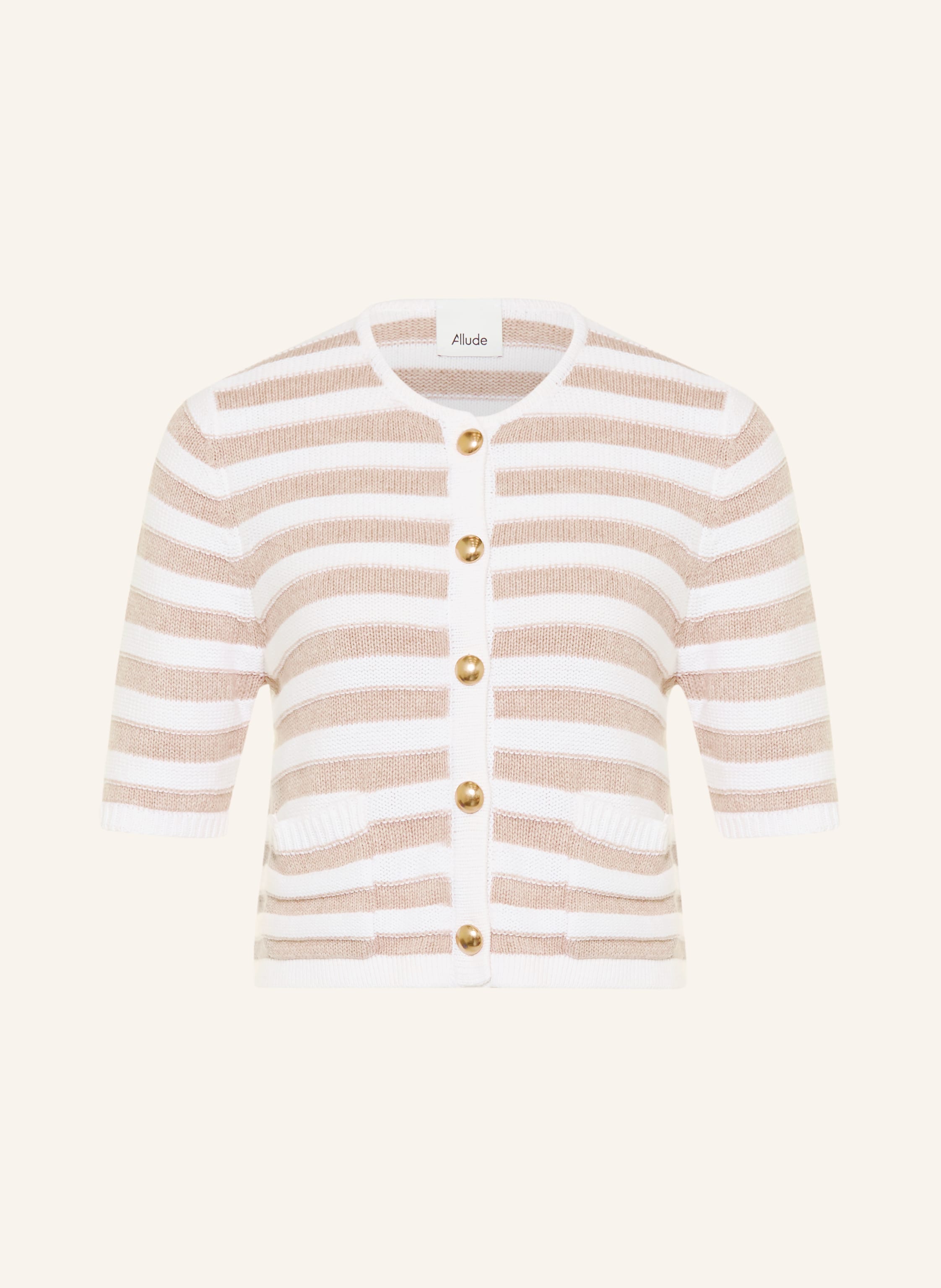 Strickjacke mit Cashmere