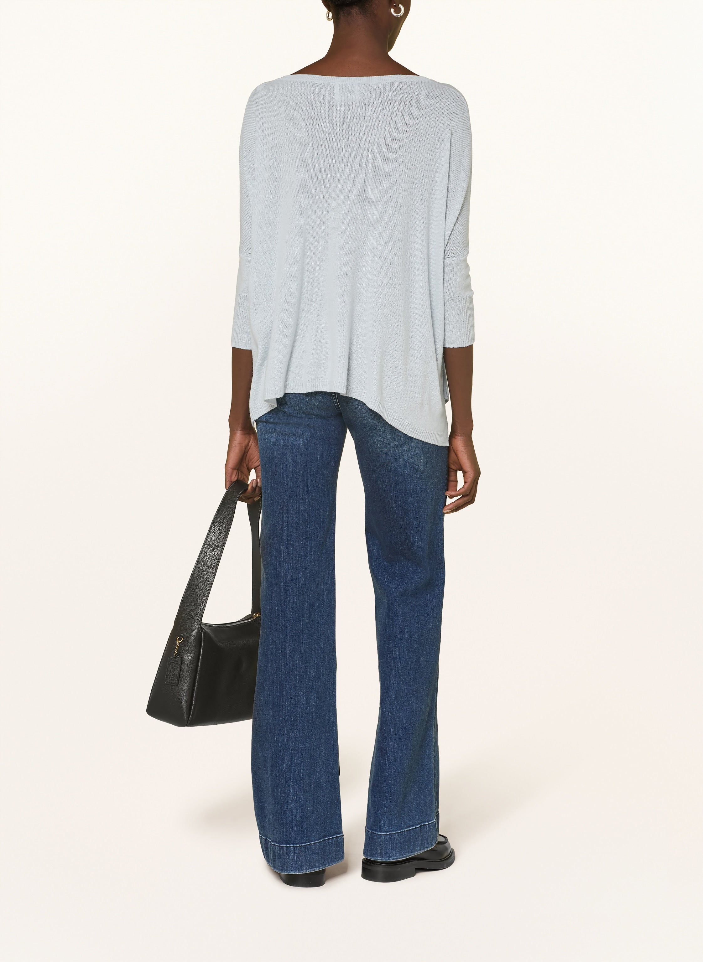 Cashmere-Pullover mit 3/4-Arm