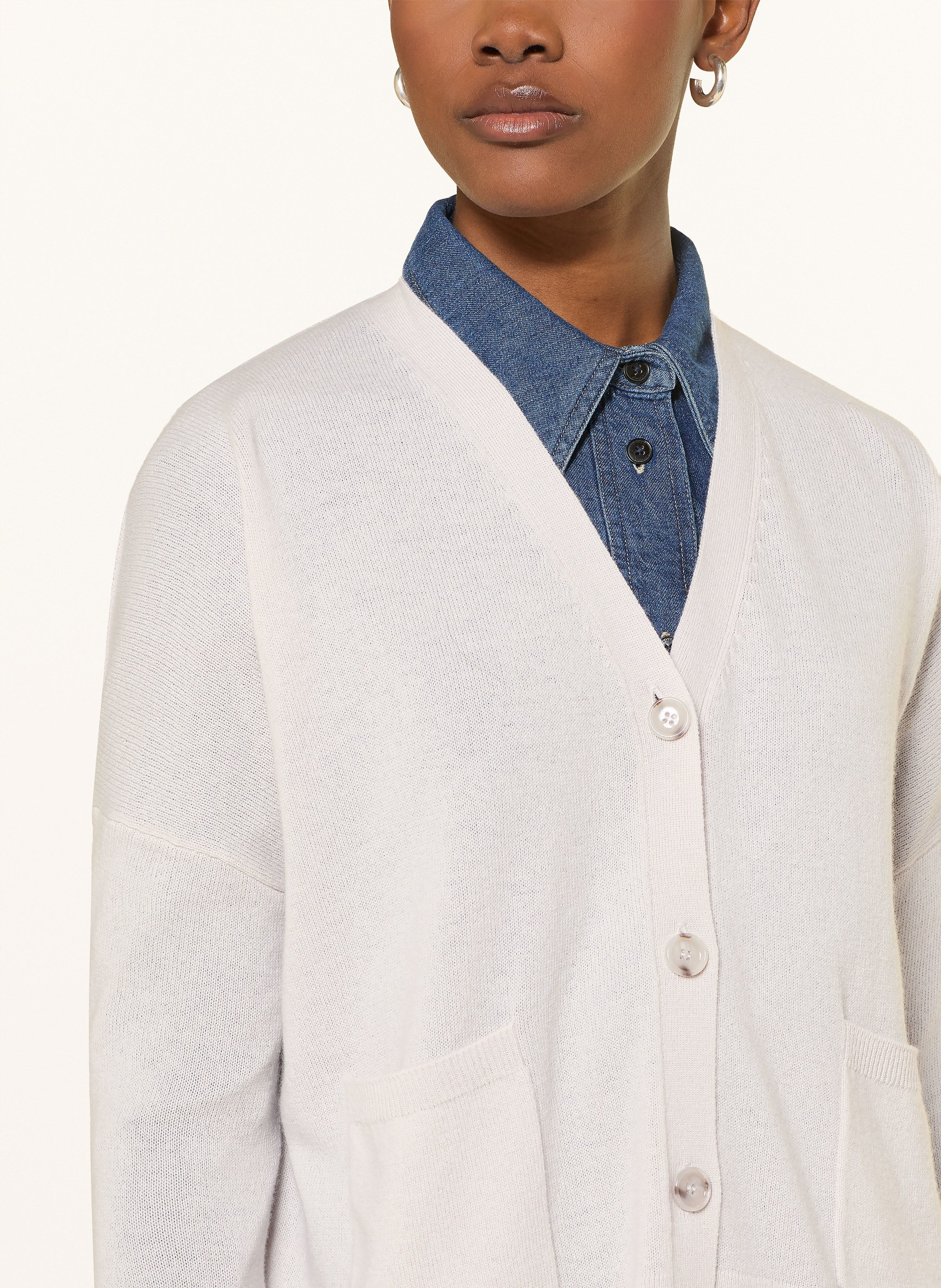 Strickjacke mit Cashmere