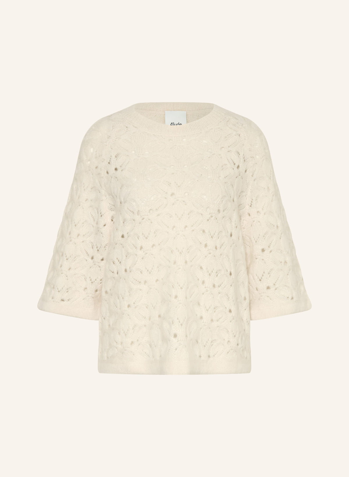 Cashmere-Pullover mit 3/4-Arm