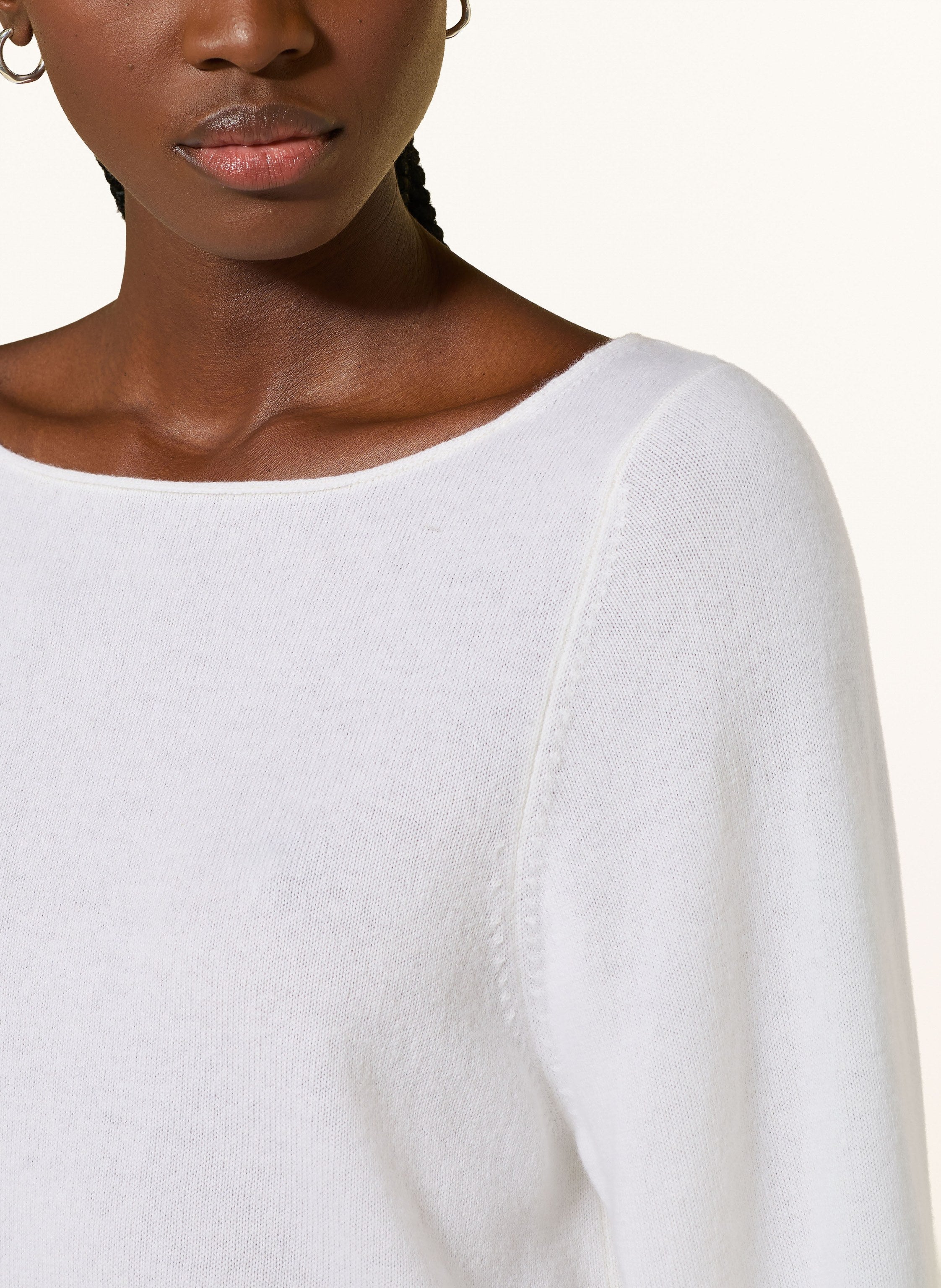 Cashmere-Pullover mit 3/4-Arm