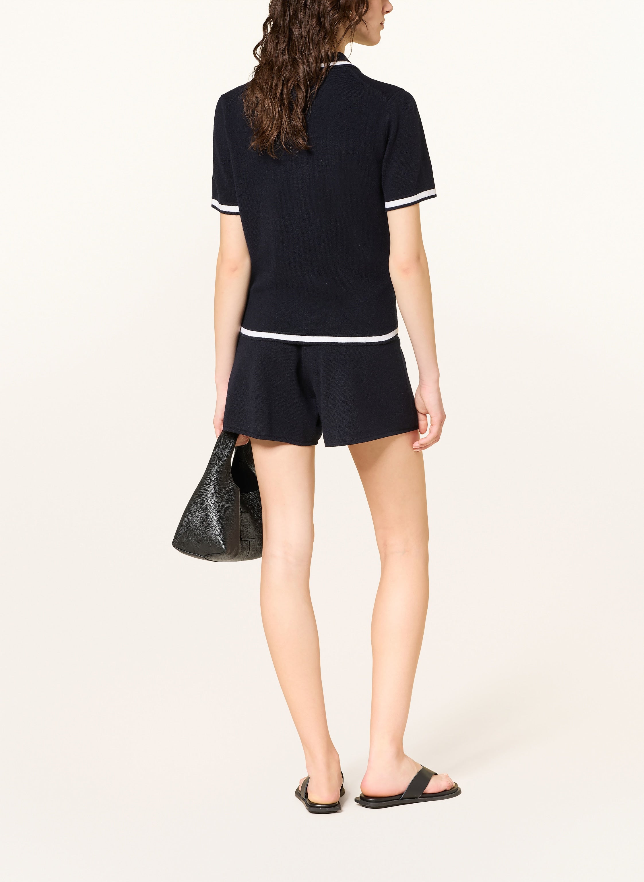 Strick-Poloshirt aus Cashmere