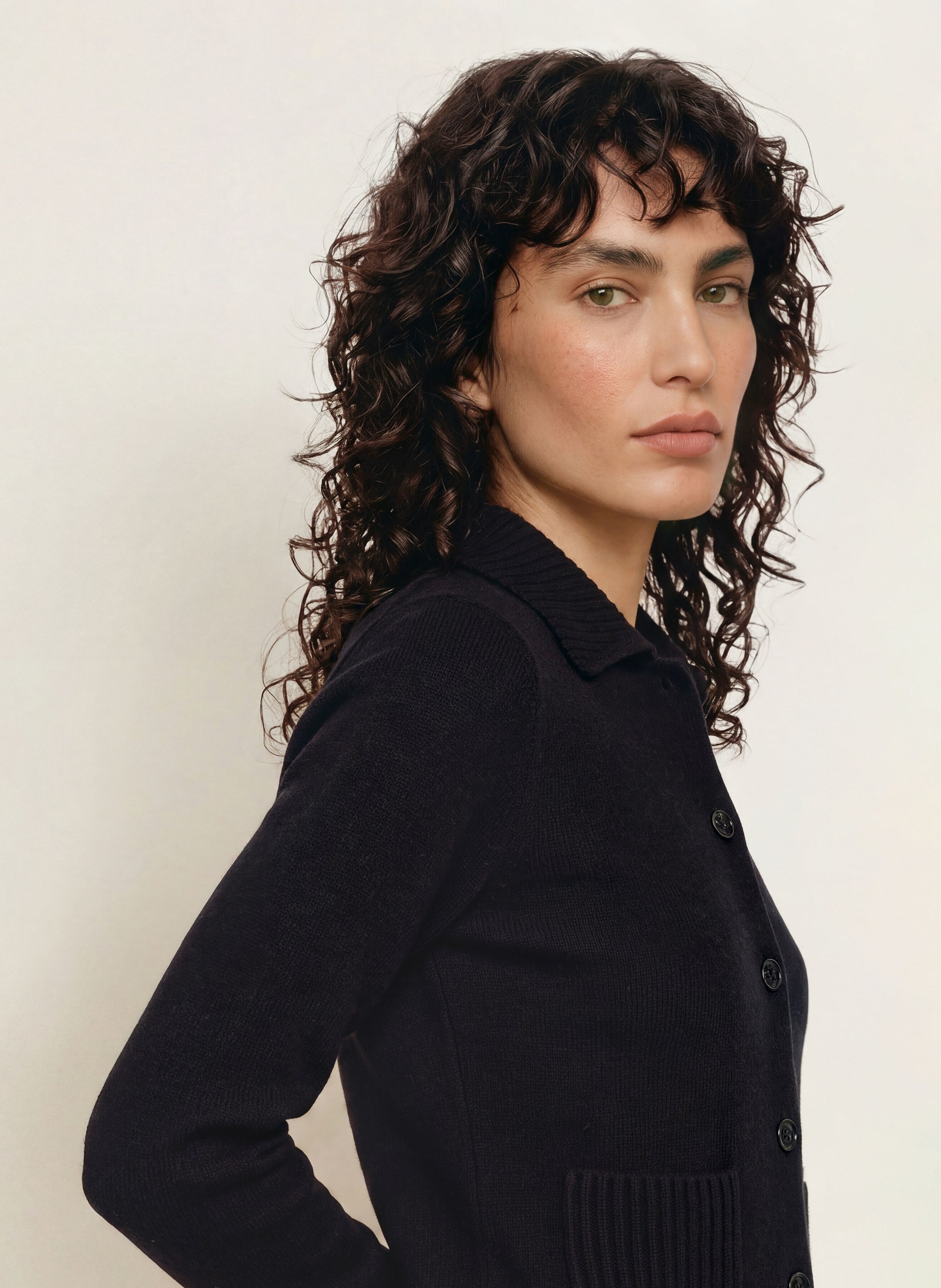 Strickjacke mit Cashmere