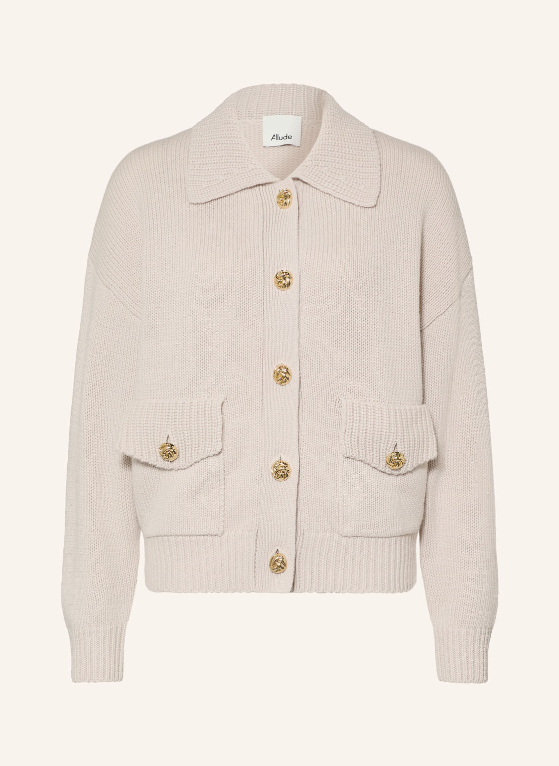 Strickjacke mit Cashmere
