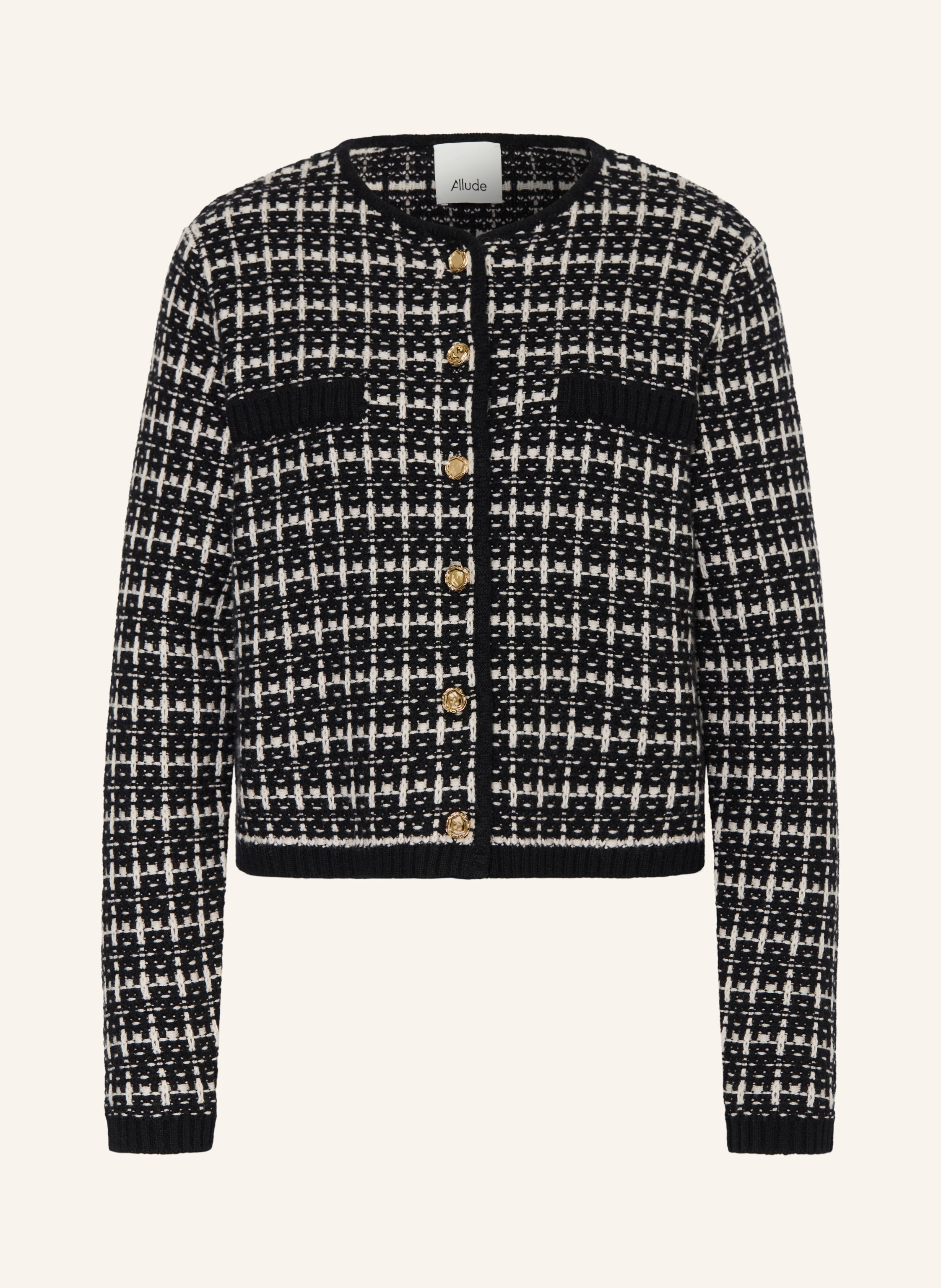Strickjacke mit Cashmere
