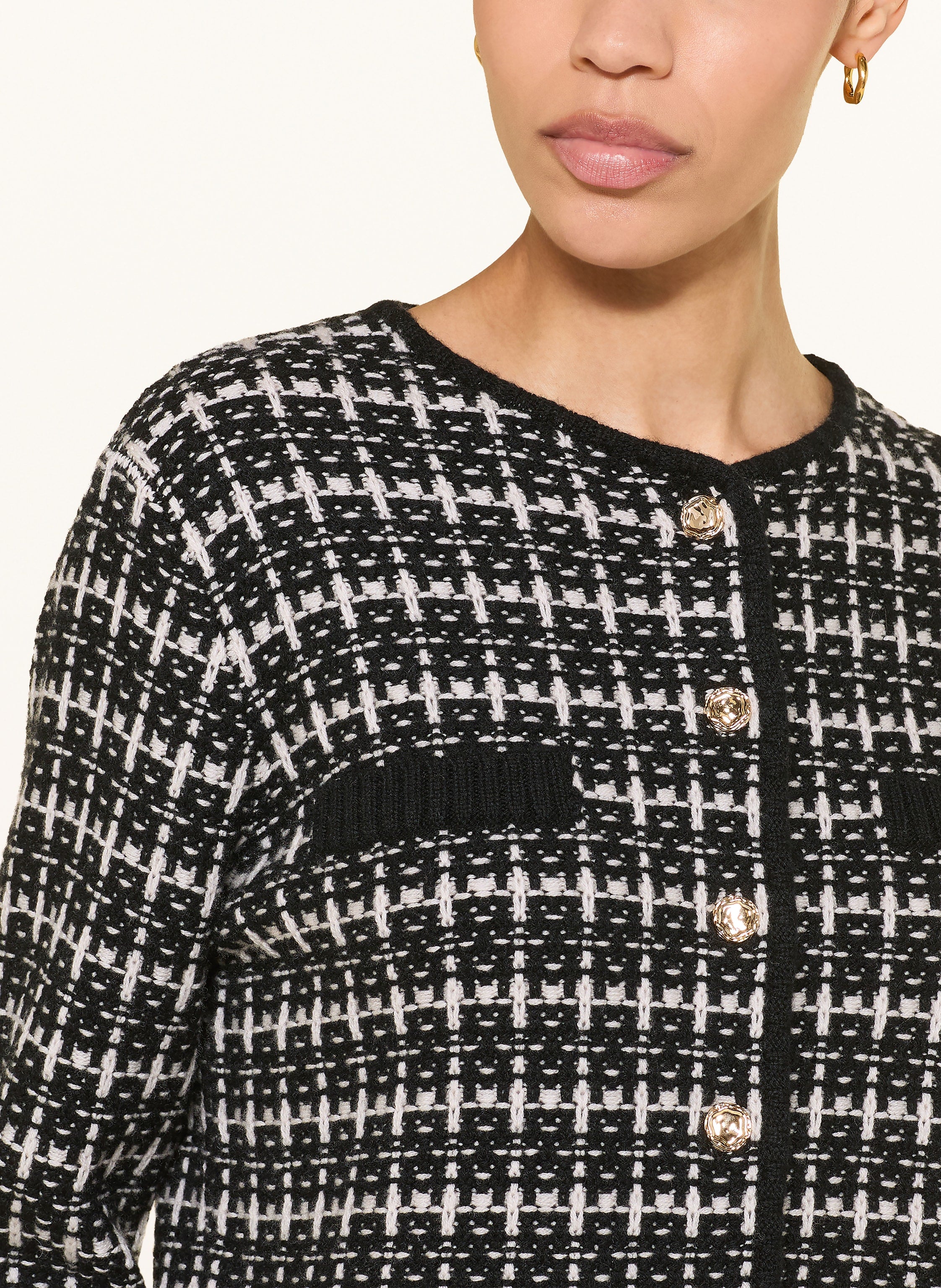 Strickjacke mit Cashmere