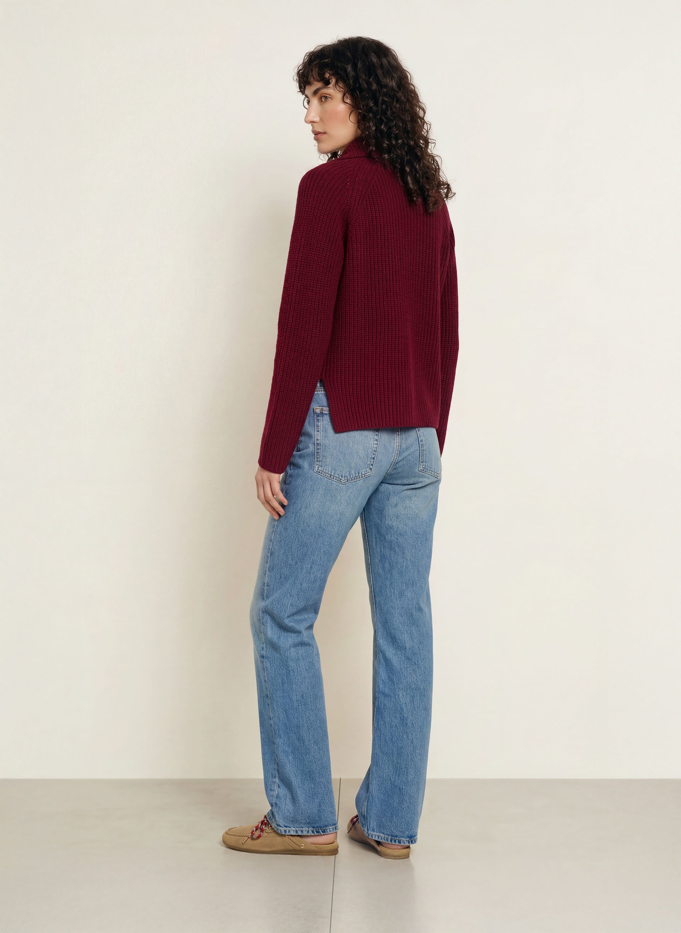 Strickjacke mit Cashmere