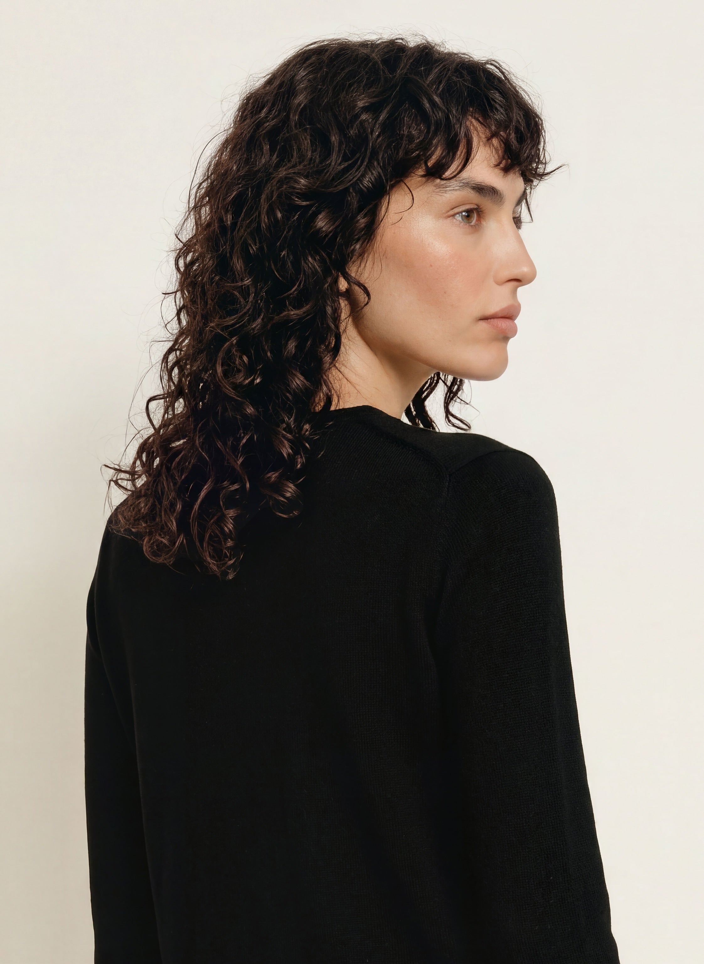 Pullover mit Cashmere und Volants