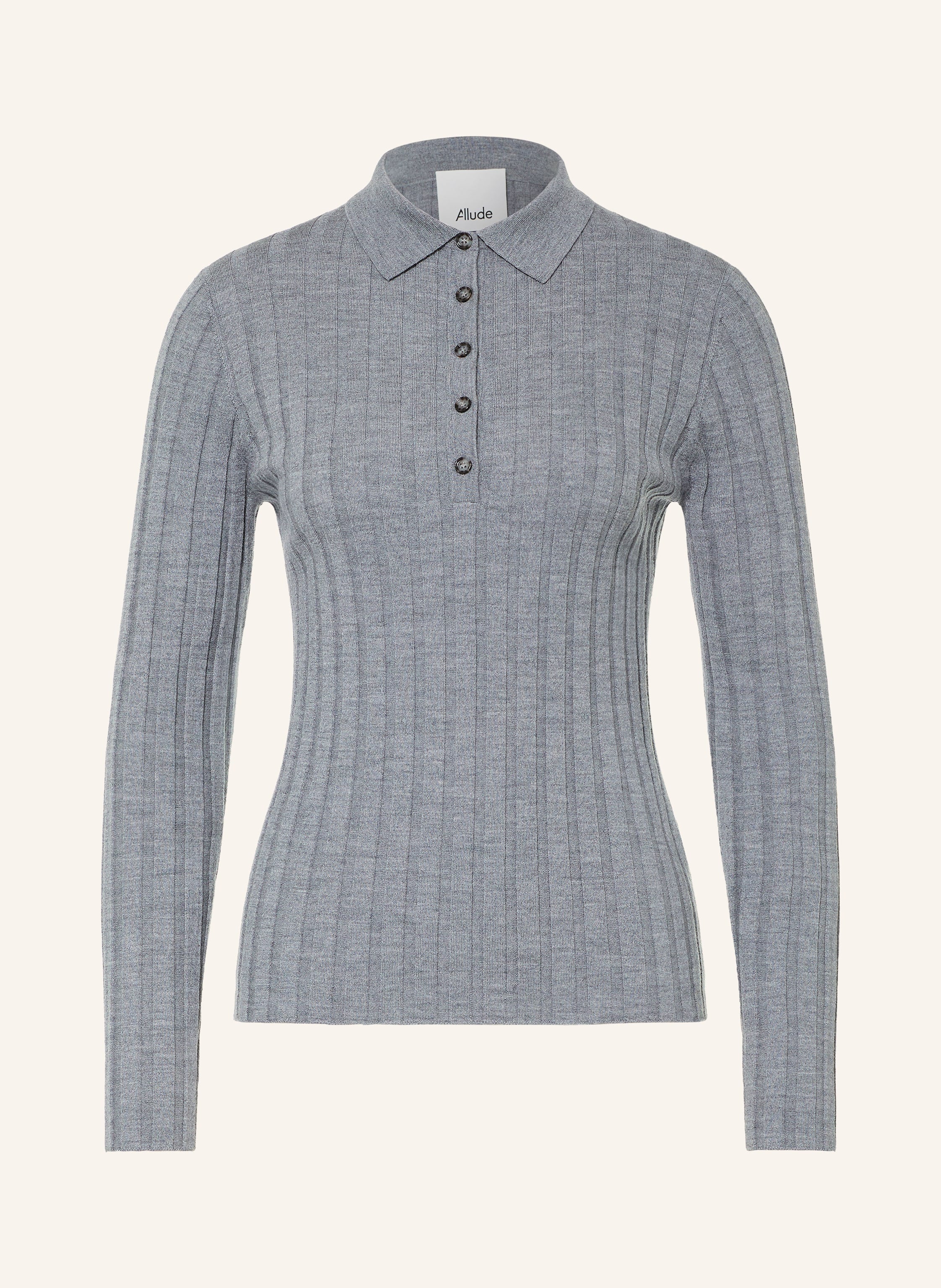 Strick-Poloshirt