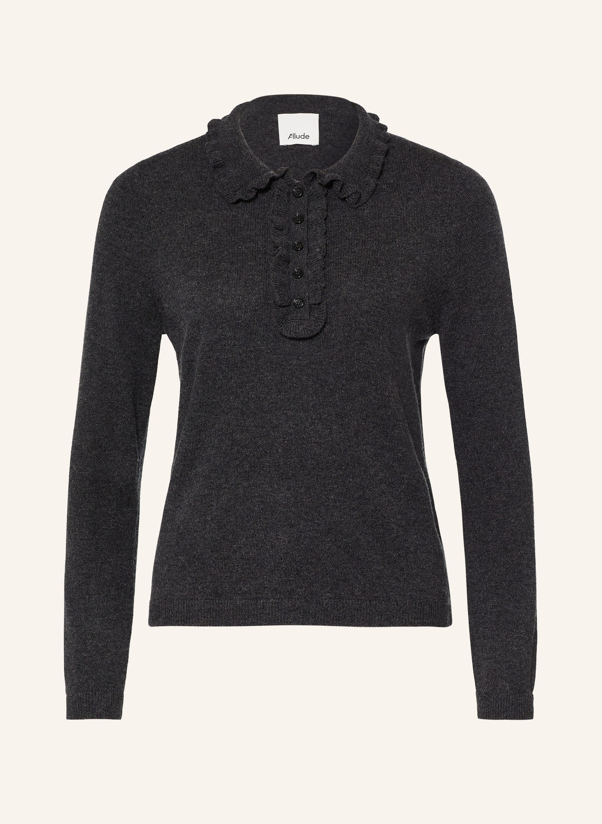 Pullover mit Cashmere und Rüschen