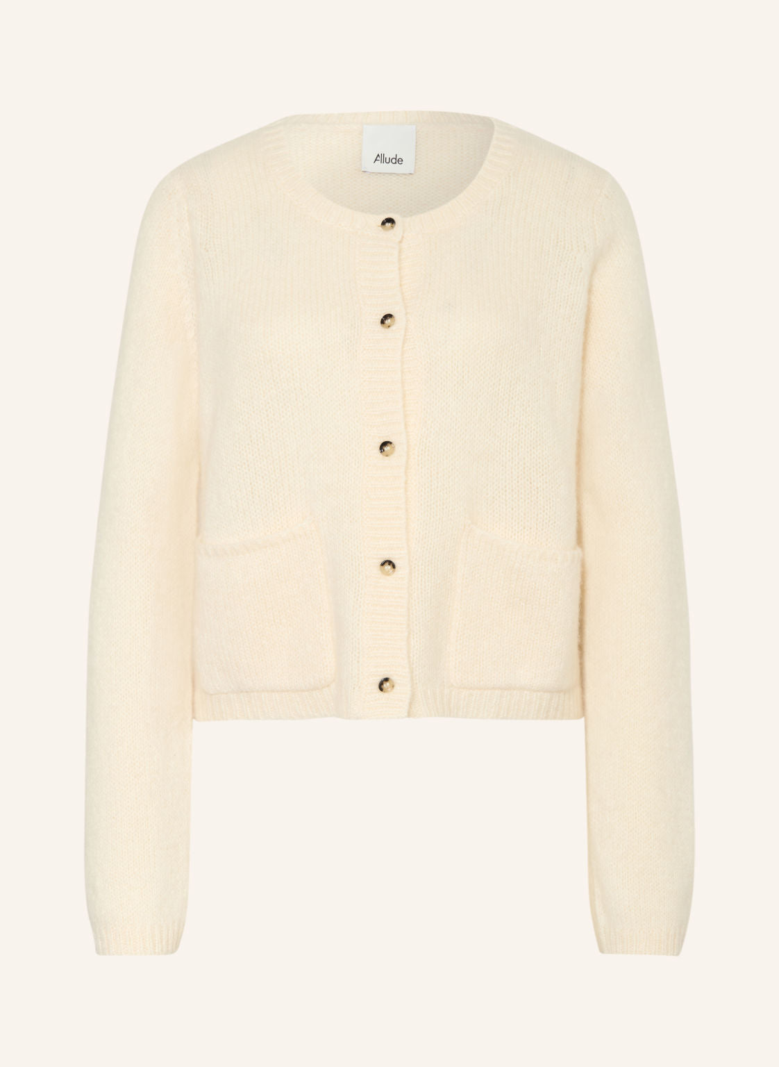 Strickjacke mit Cashmere