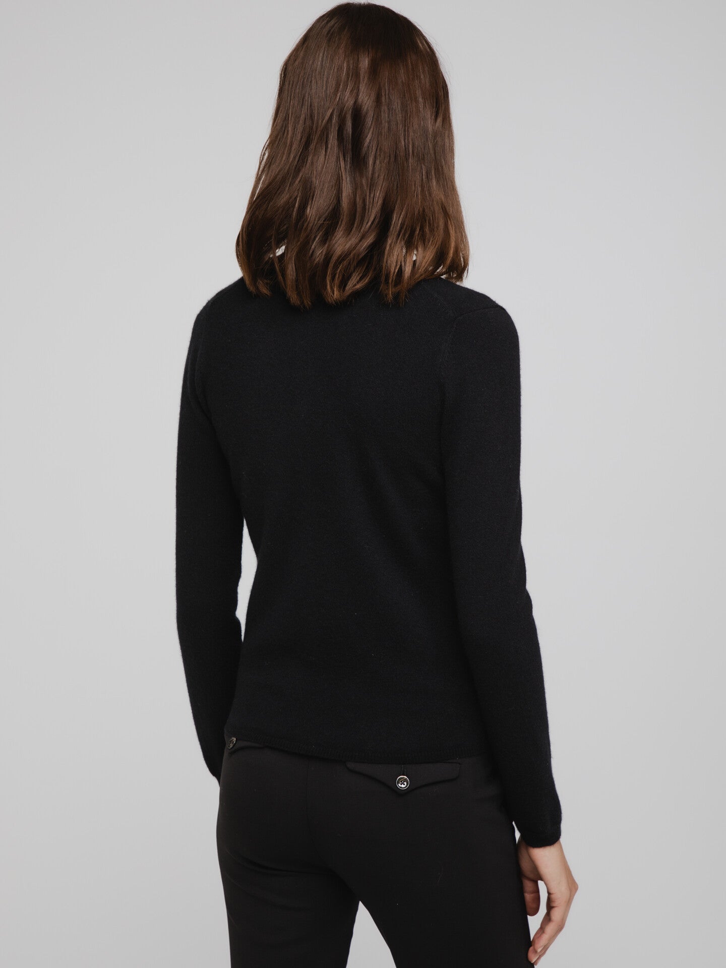 ALLUDE Strickjacke aus Cashmere Damen (90 SCHWARZ)