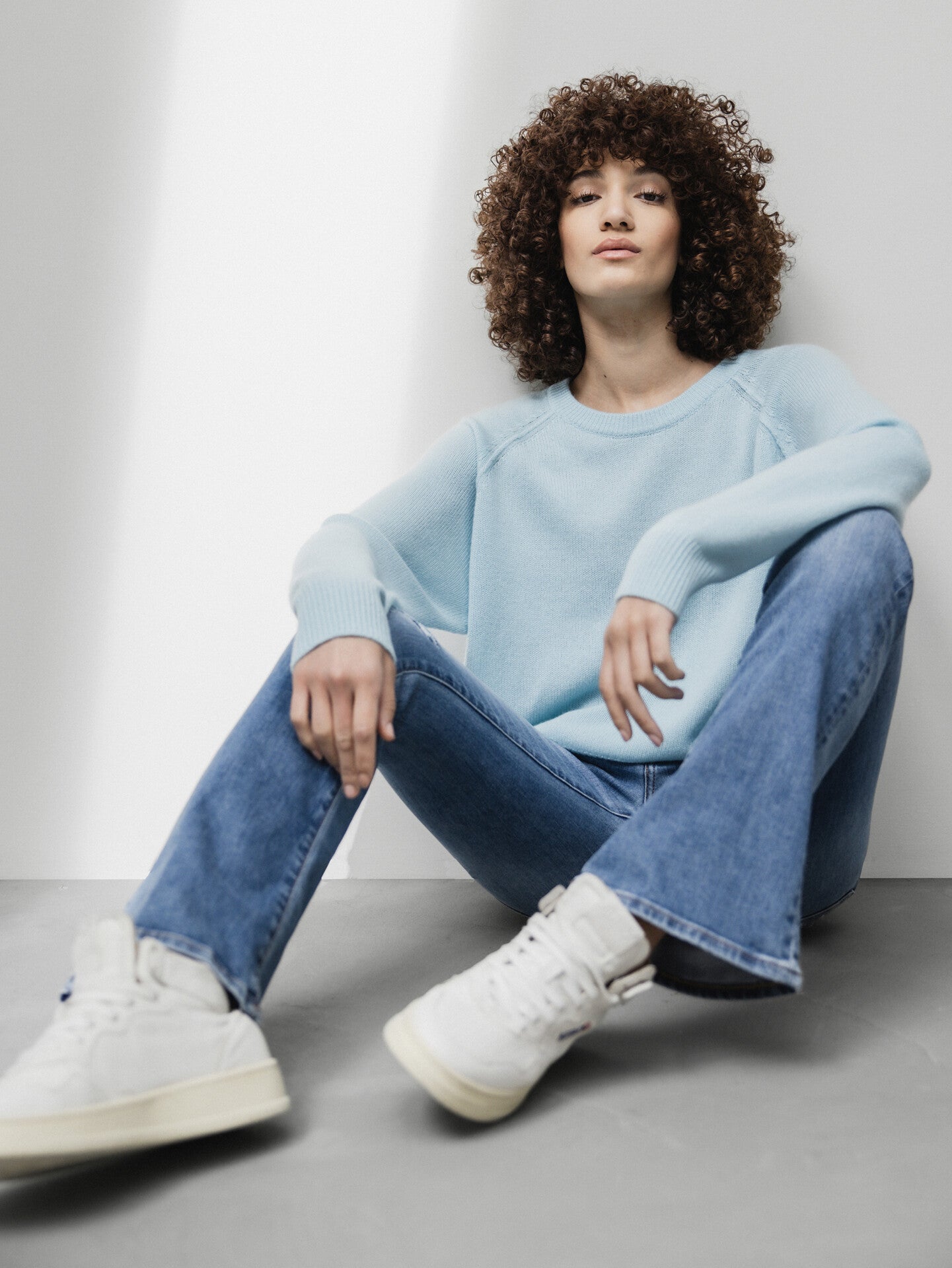 ALLUDE Pullover aus Cashmere Damen (11 HBLAU)