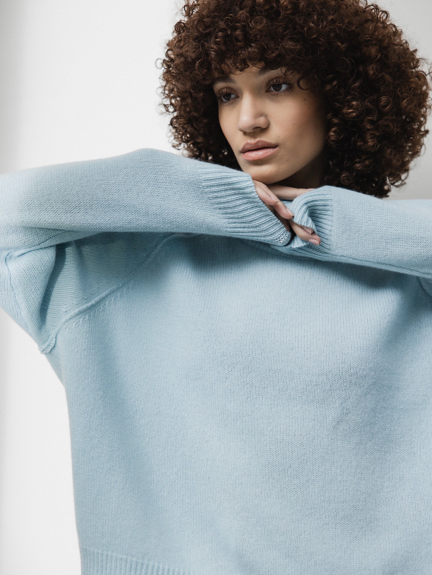 ALLUDE Pullover aus Cashmere Damen (11 HBLAU)