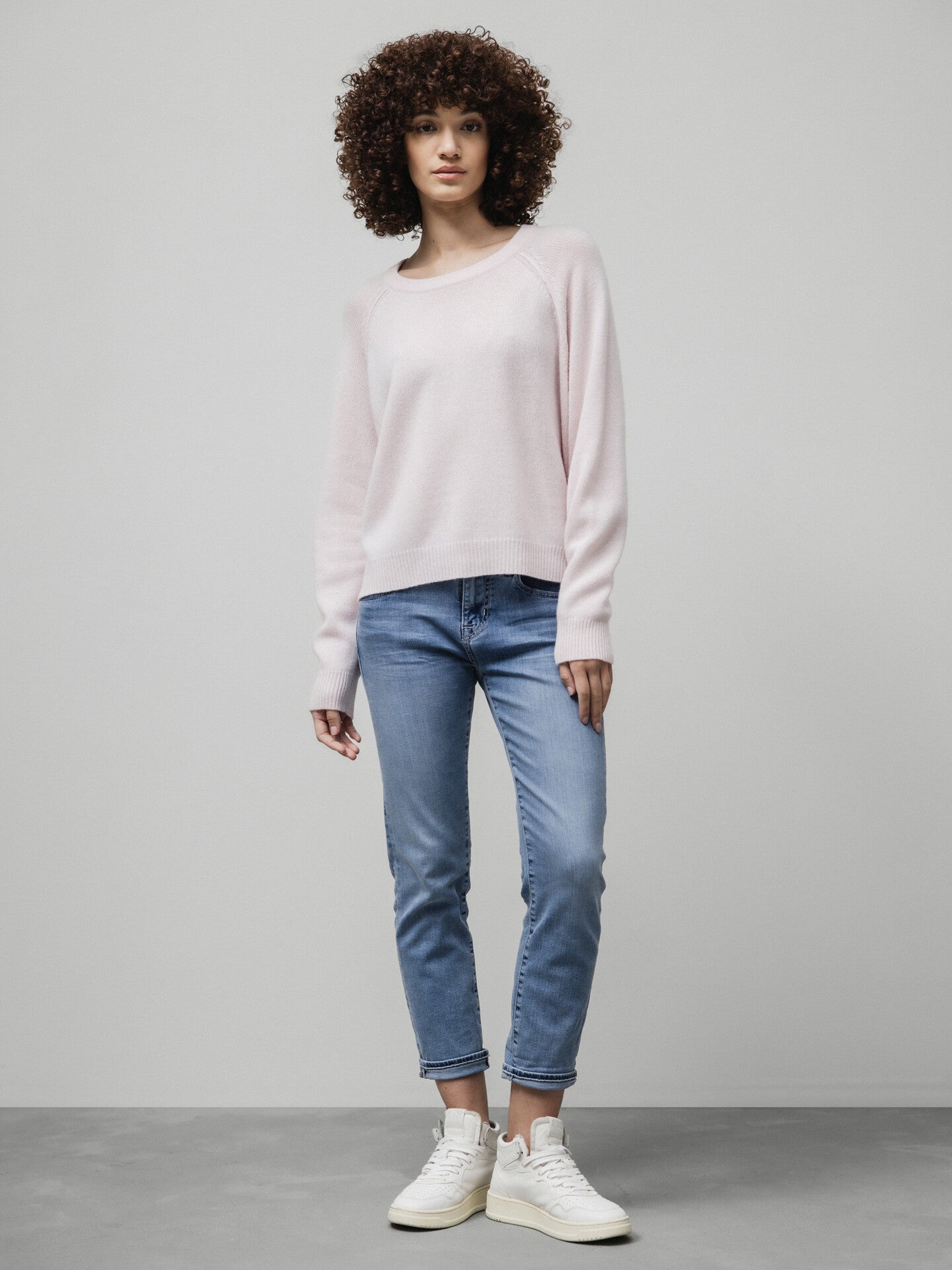 ALLUDE Pullover aus Cashmere Damen (60 SOFT ROSE)