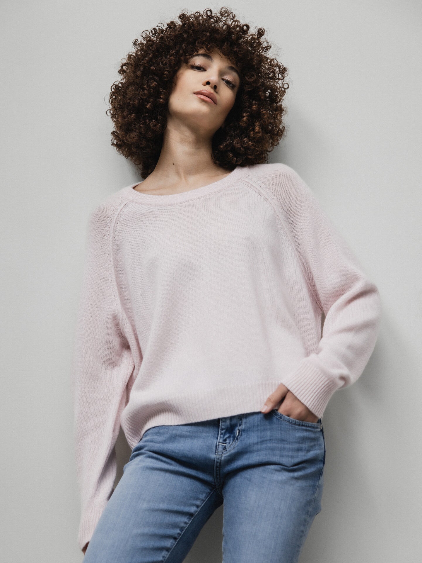 ALLUDE Pullover aus Cashmere Damen (60 SOFT ROSE)
