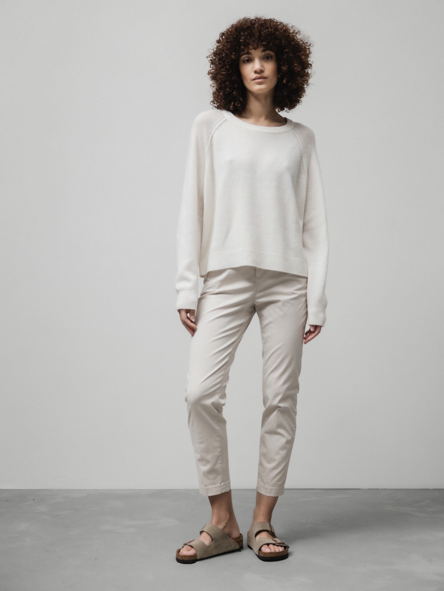 ALLUDE Pullover aus Cashmere Damen (40 OFF WHITE)