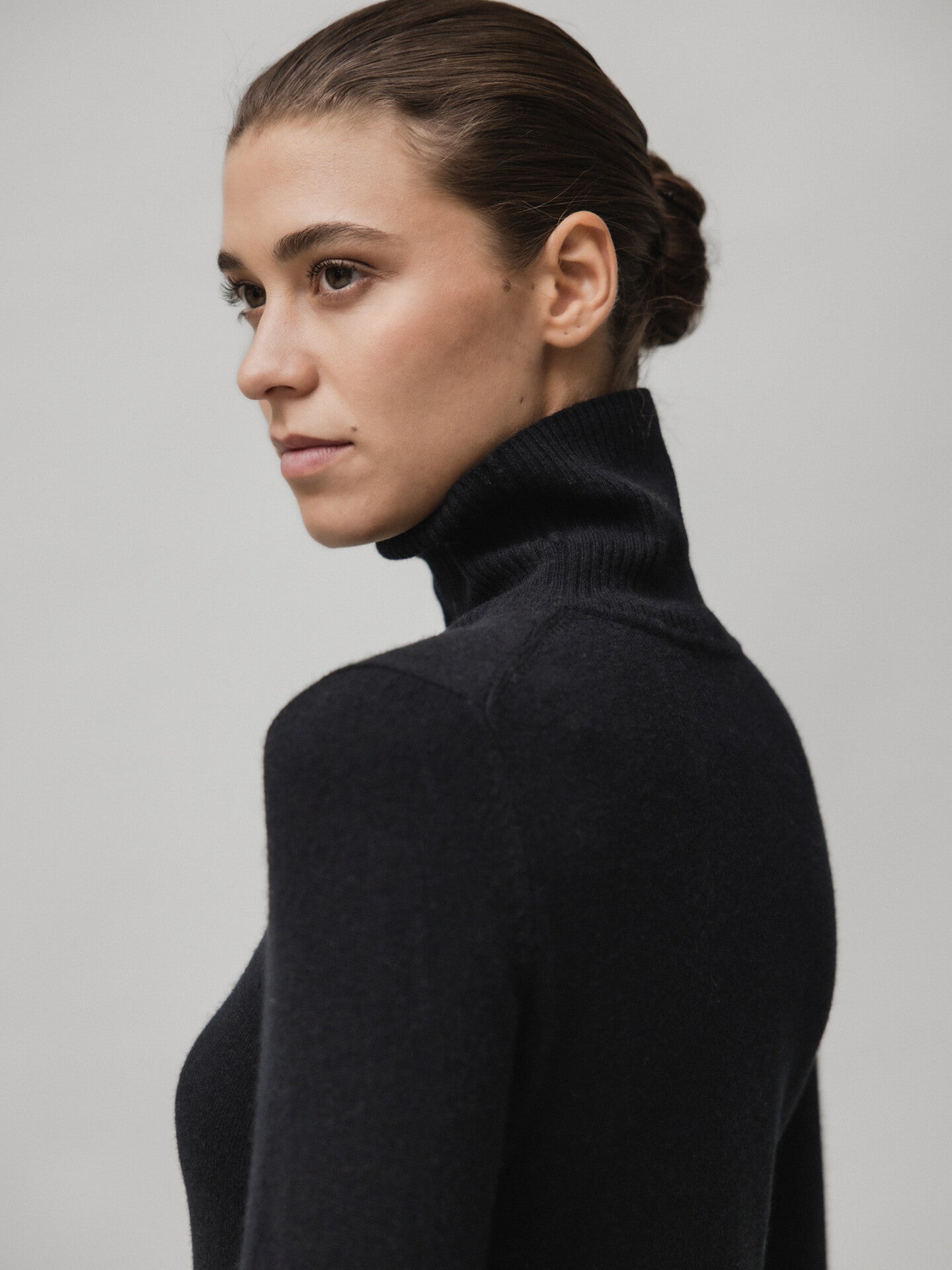 ALLUDE Kurzes Kleid aus Schurwolle Damen (90 SCHWARZ)