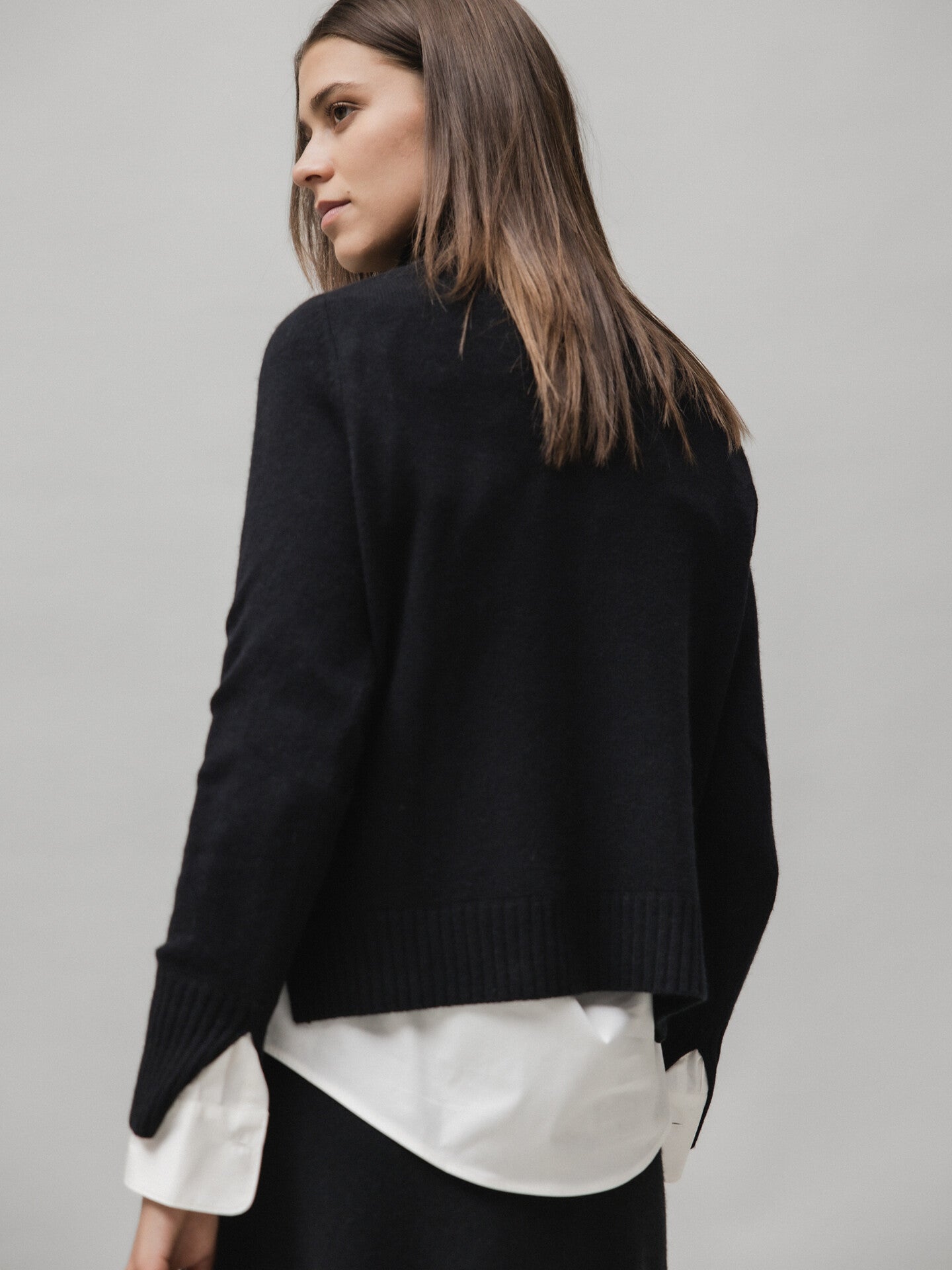 ALLUDE Turtleneck Pullover aus Cashmere Damen (90 SCHWARZ)