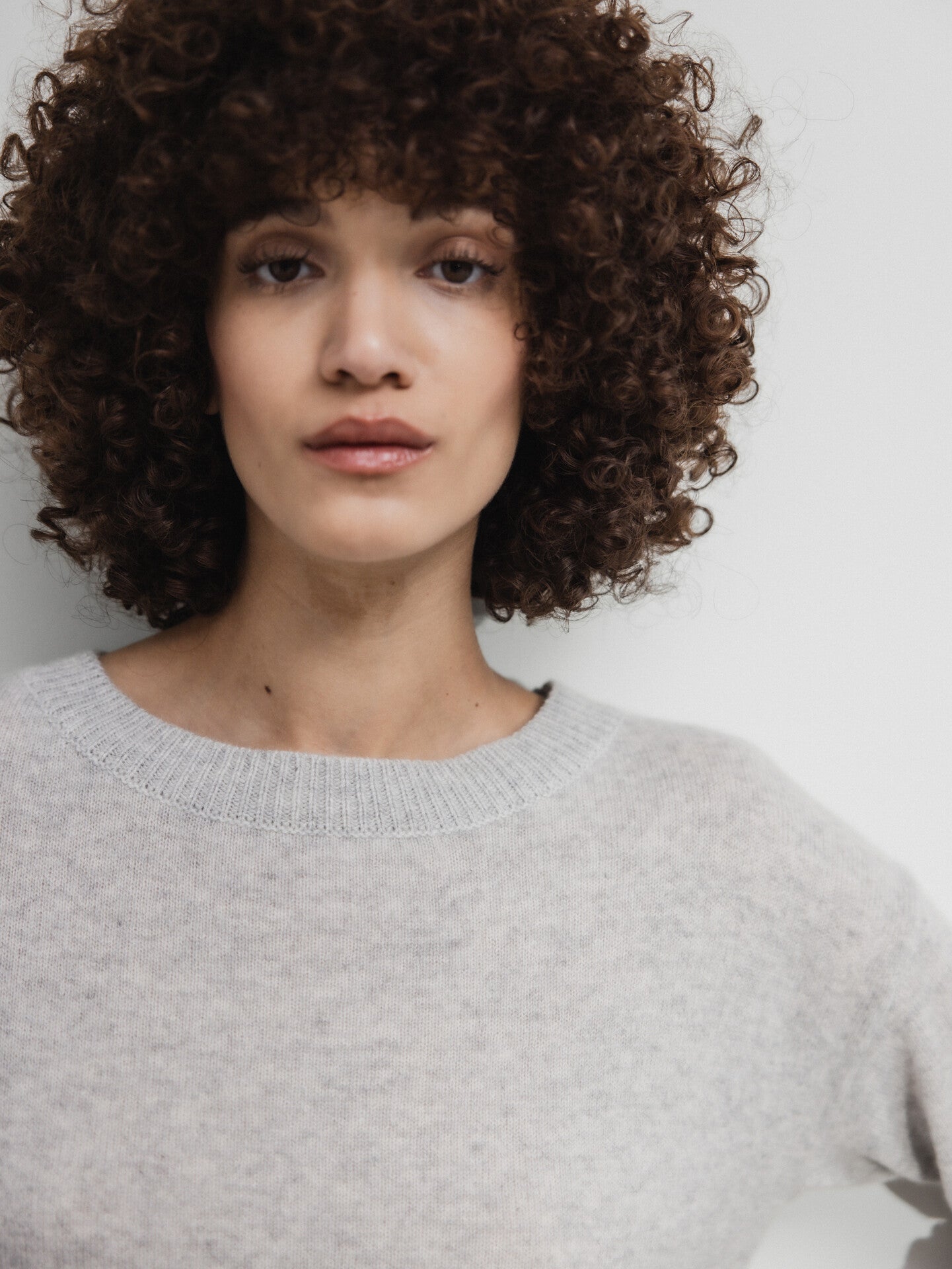 ALLUDE Pullover aus Cashmere Damen (81 H. GRAU MEL)