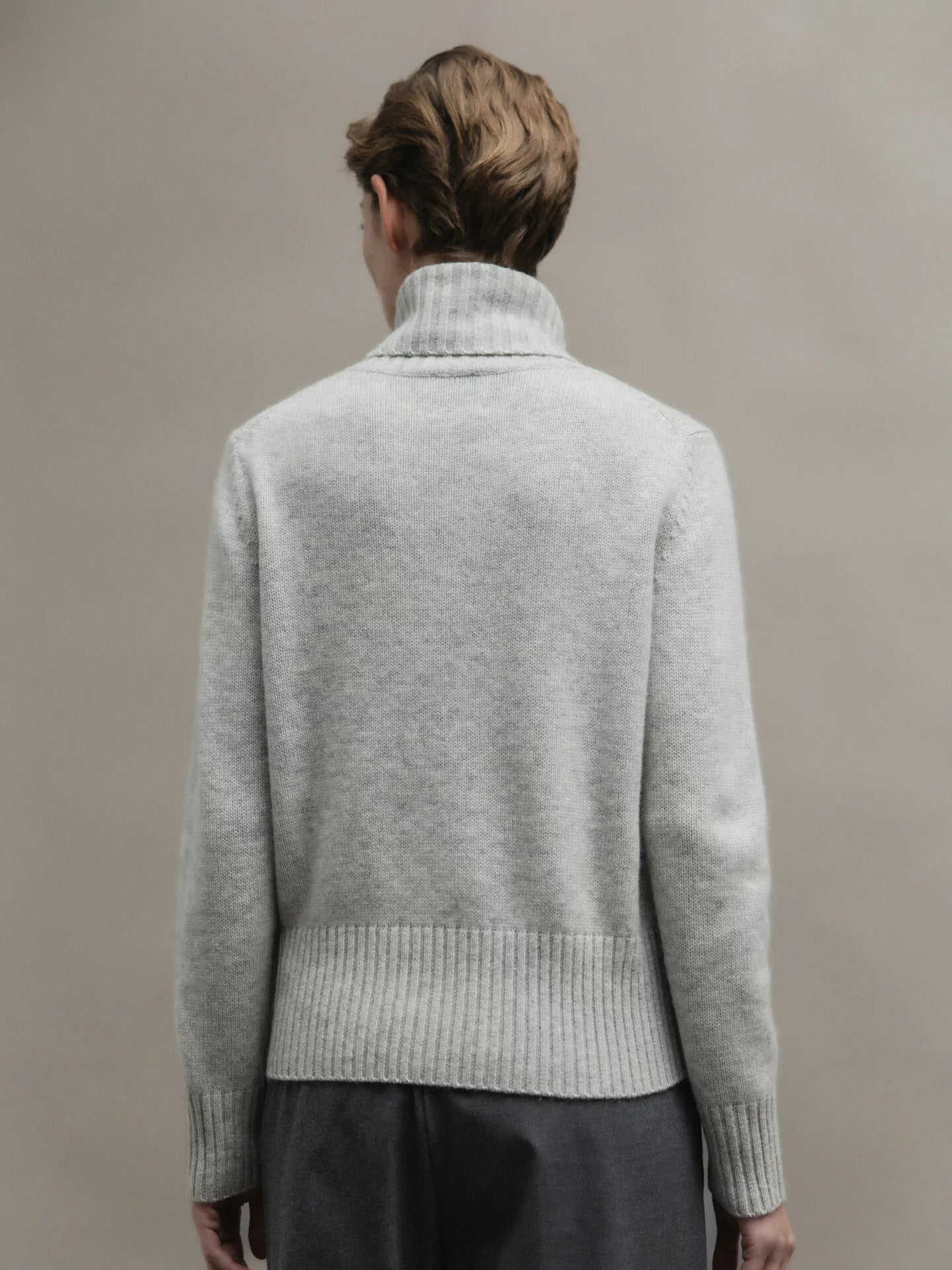 ALLUDE Rollkragenpullover aus Schurwolle Damen (81 H.GRAU MEL.)