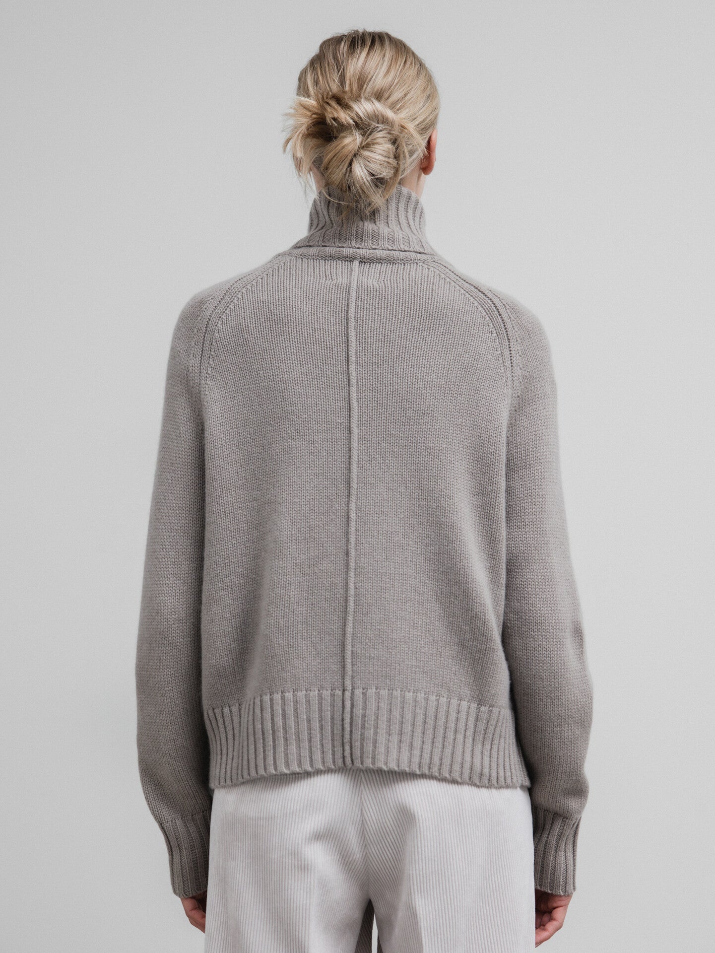 ALLUDE Rollkragenpullover aus Schurwolle Damen (85 TAUPE)