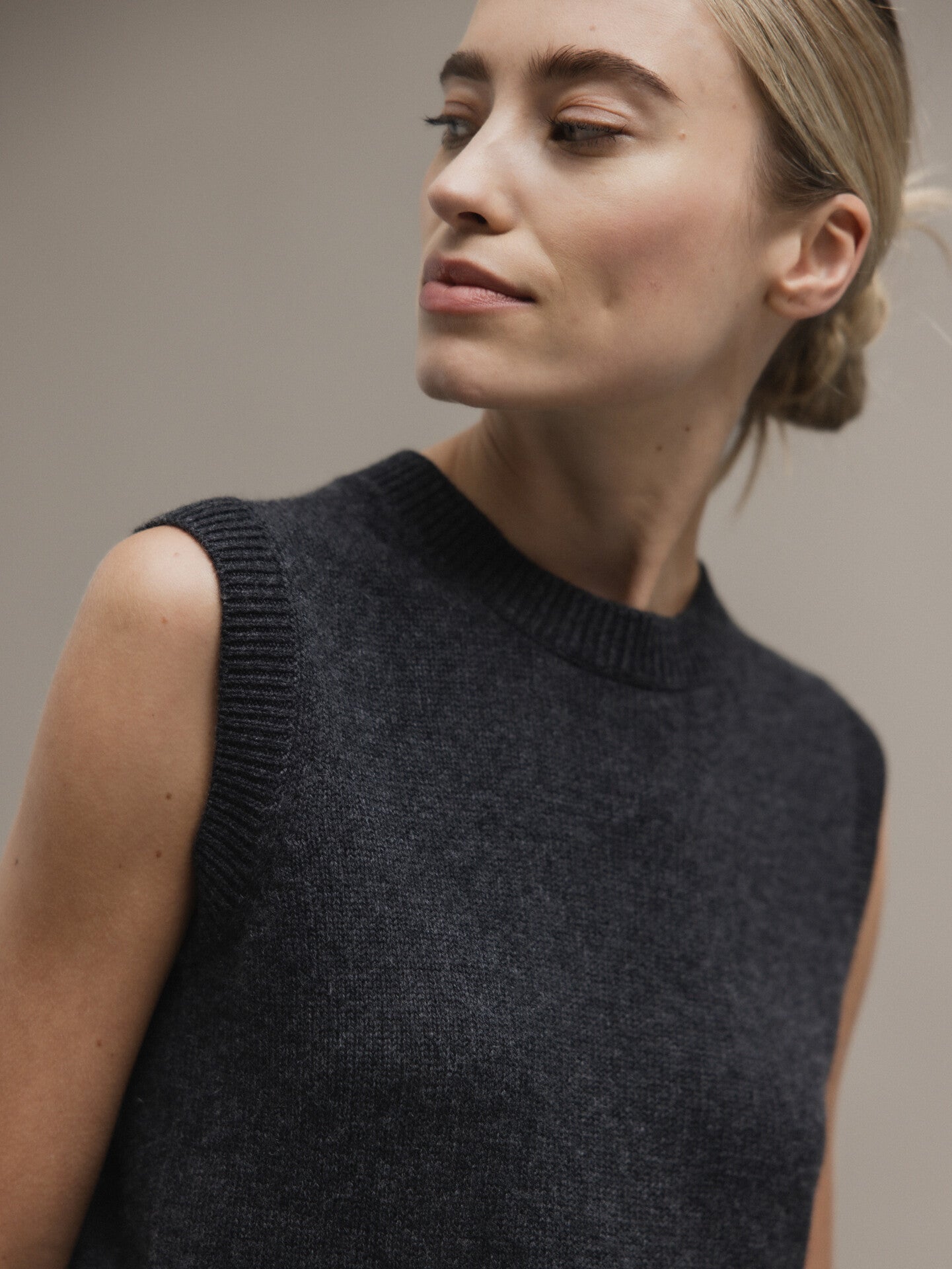 ALLUDE Pullunder Damen (84 ANTHRA)